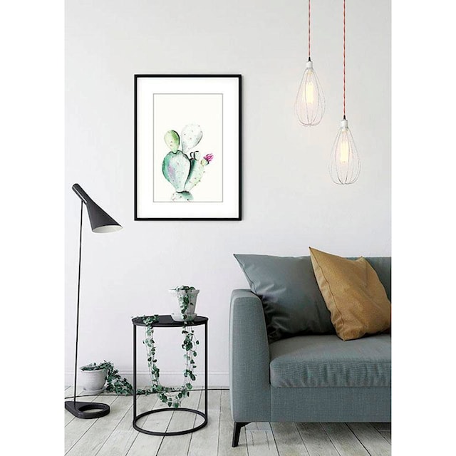 Watercolor«, »Prickly (1 St.), Pear Komar Wohnzimmer Kinderzimmer, Schlafzimmer, BAUR Pflanzen-Blätter, Poster |