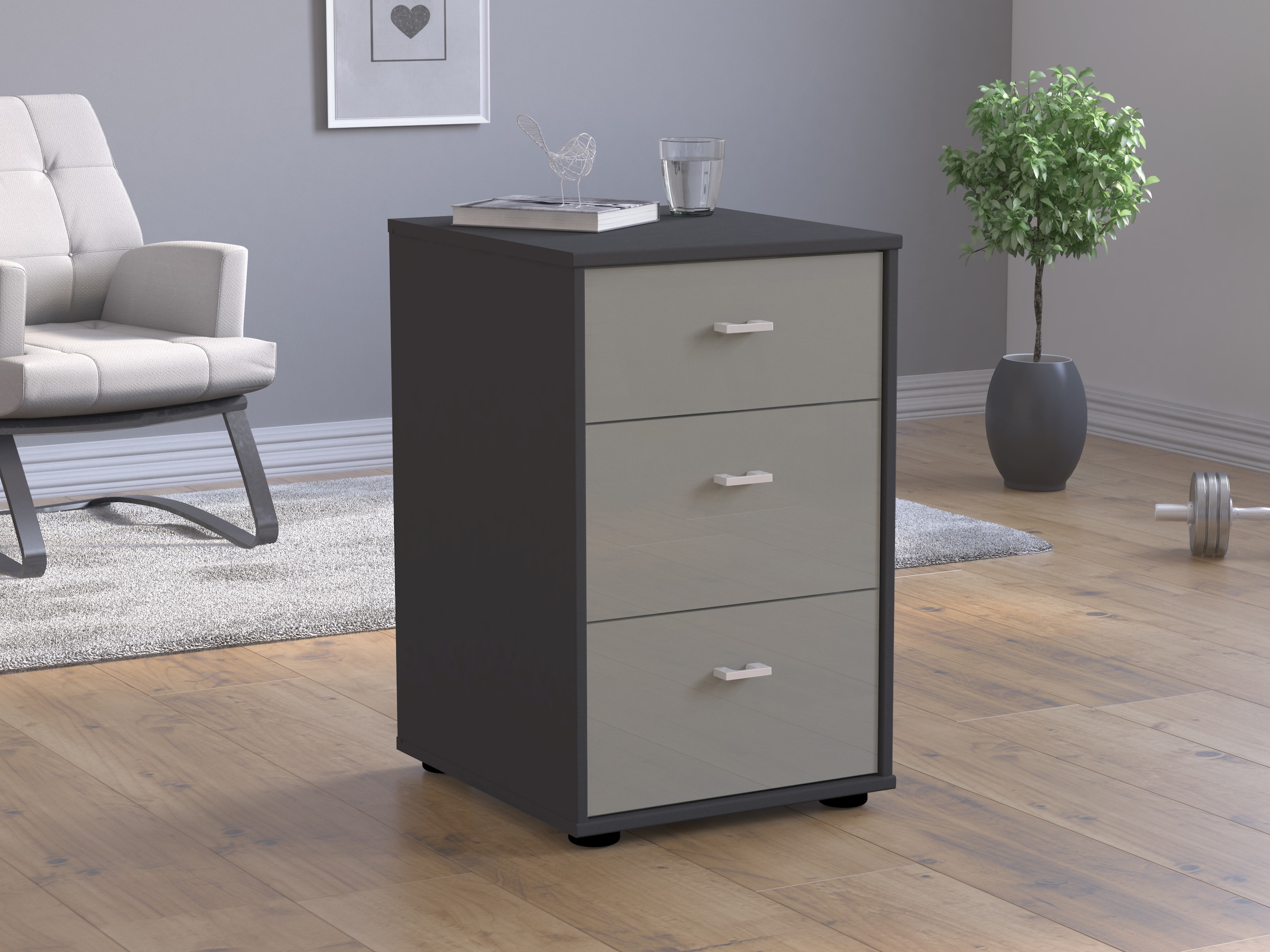 WIEMANN Nachtkonsole "Rialto" Set, 2 Stk. tlg. in Boxspringhöhe, vormontier günstig online kaufen