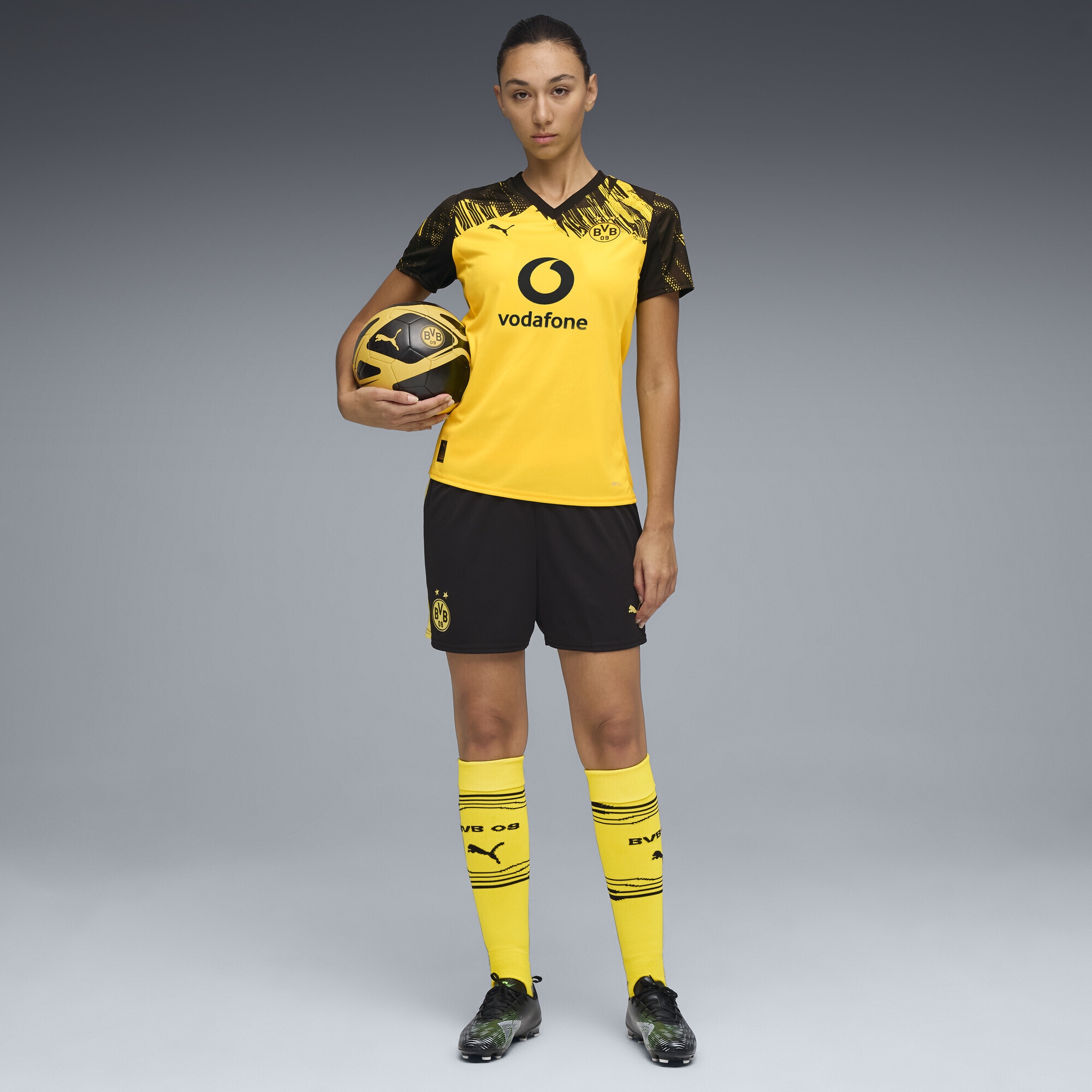PUMA Sporthose »Borussia Dortmund 25/26 Shorts Damen«