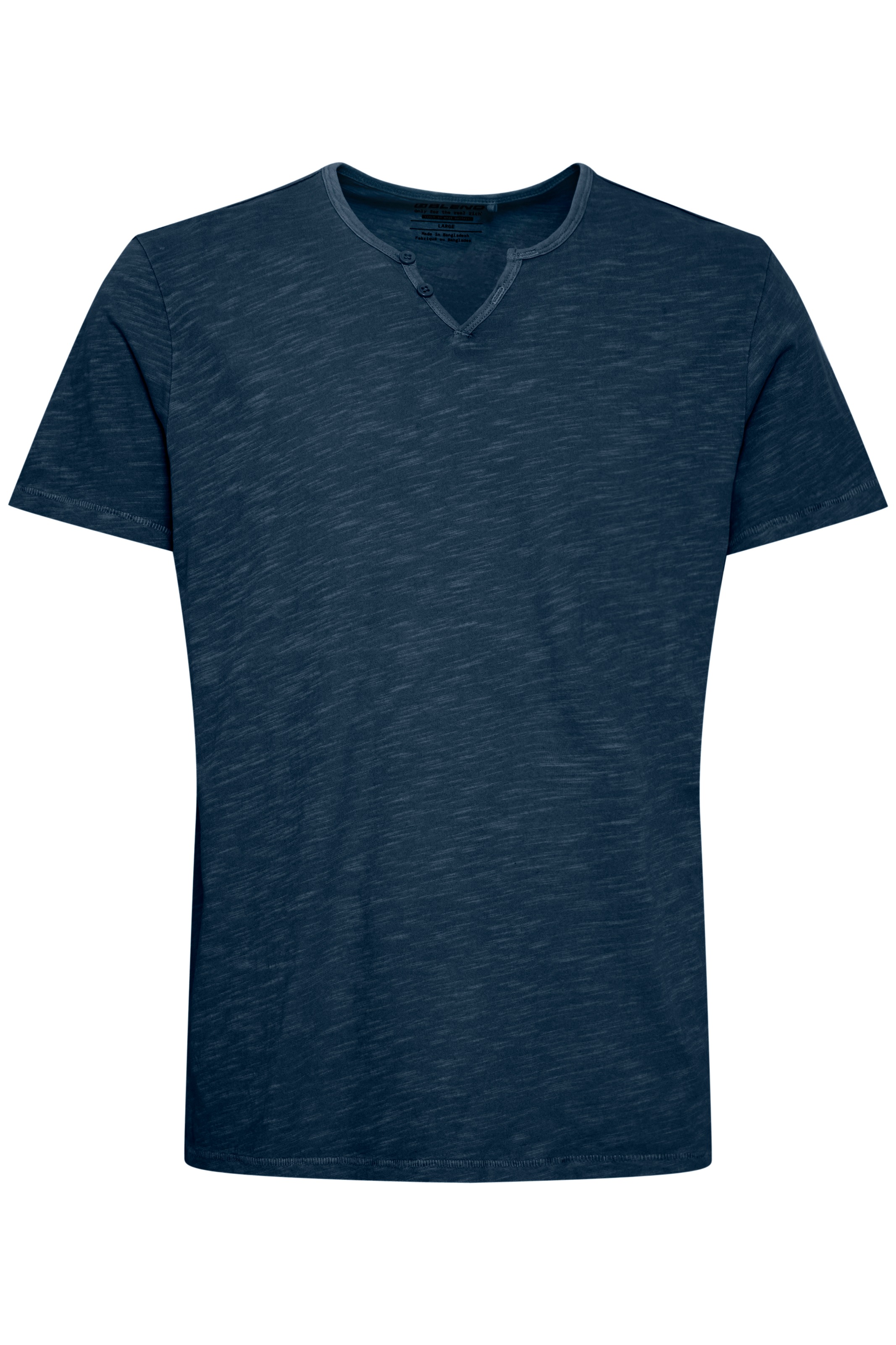 Blend T-Shirt "BHAshton split neck tee" mit Deko-Knopfdetail am Ausschnitt günstig online kaufen