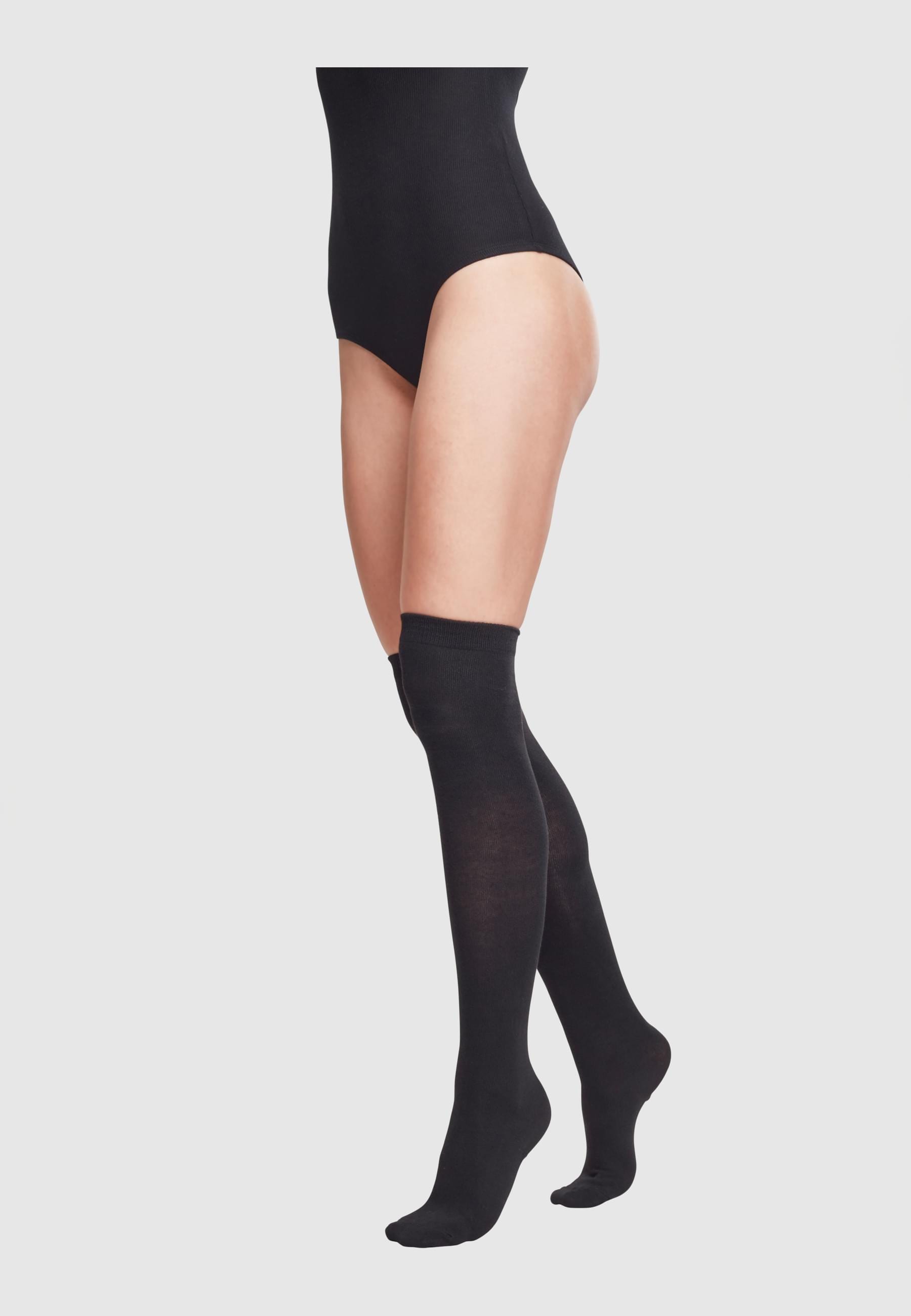 URBAN CLASSICS Strümpfe »Urban Classics Accessoires Ladies Overknee Socks 2-Pack« 1 Paar tlg.