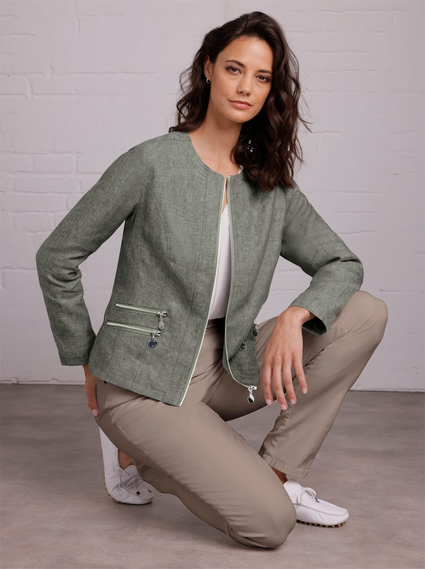 CREATION L PREMIUM Jackenblazer "Leinen-Blazer" günstig online kaufen