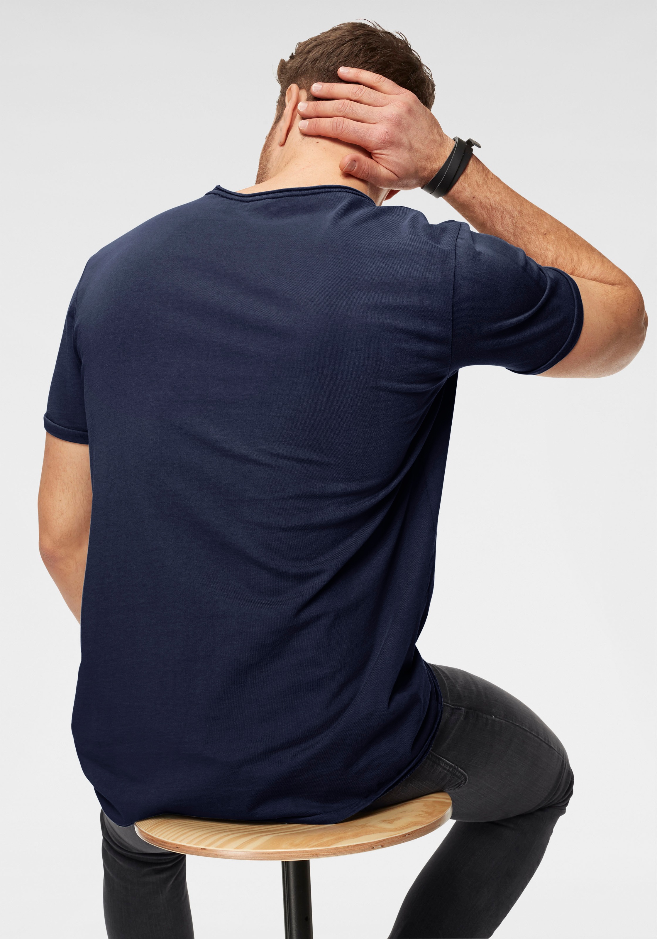 PME LEGEND Rundhalsshirt, mit Logoprint