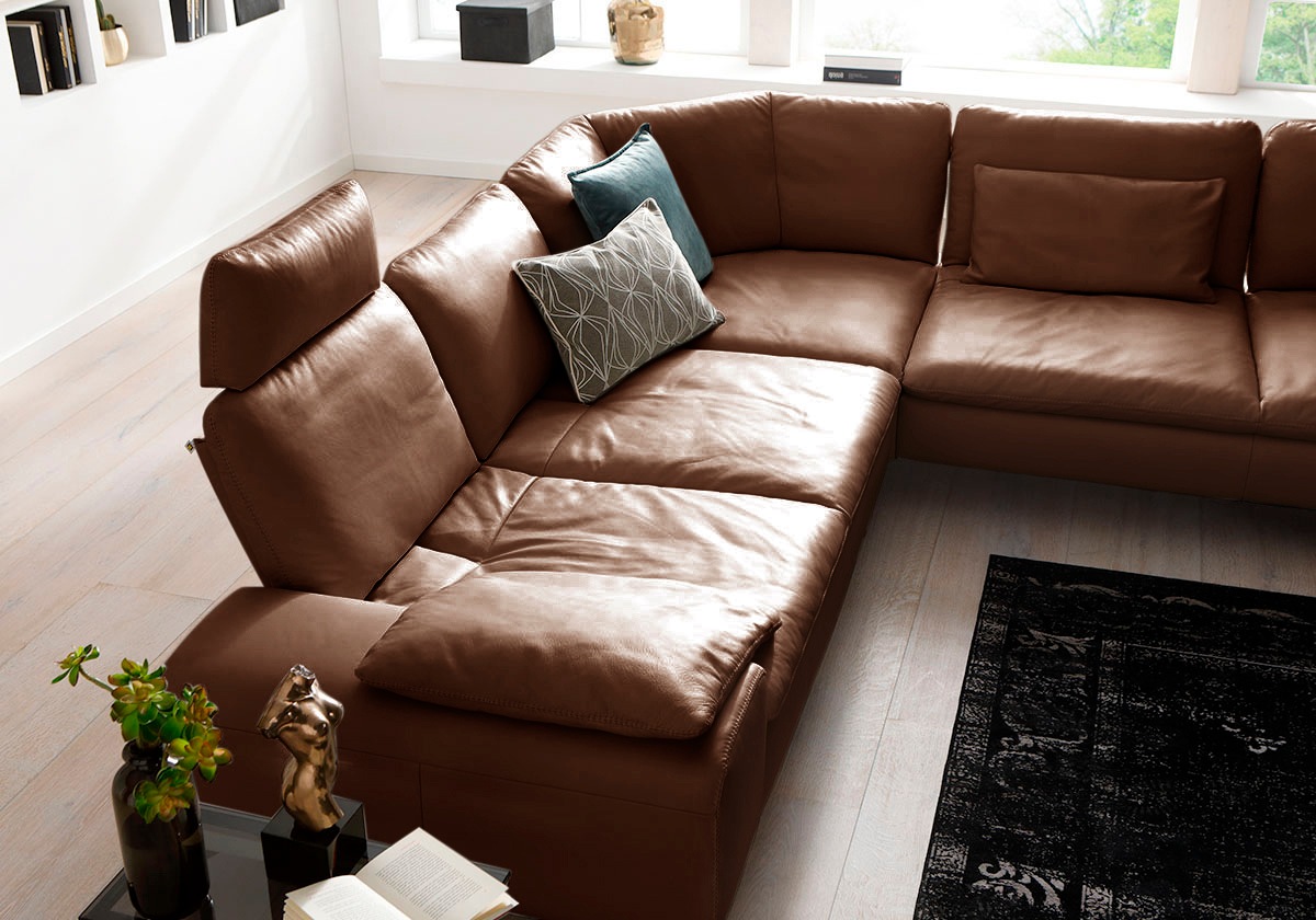 W.SCHILLIG Ecksofa "valentinoo, Designsofa, elegant und bequem, L-Form", (S günstig online kaufen