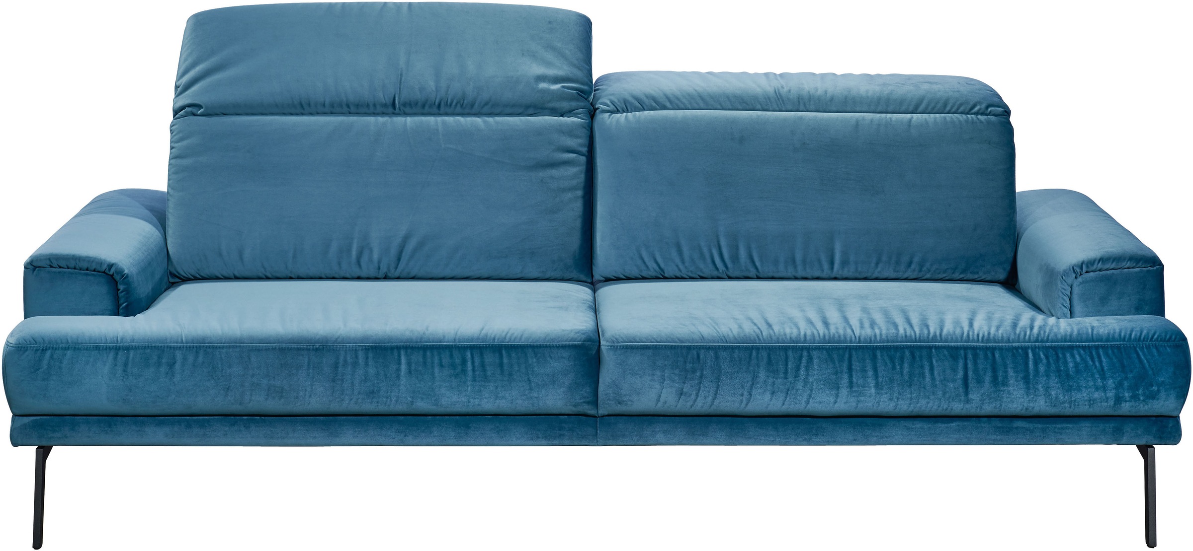 Musterring 3-Sitzer »MR 4580«, inkl. Kopf- und Sitztiefenverstellung, Fuß schwarz, B228 x T103 cm