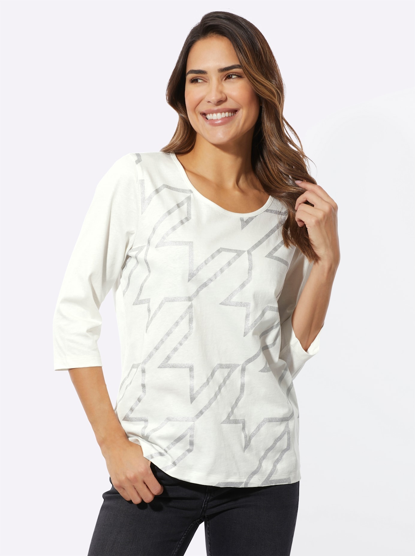 Classic Basics Rundhalsshirt »Rundhals-Shirt«, (1 tlg.)