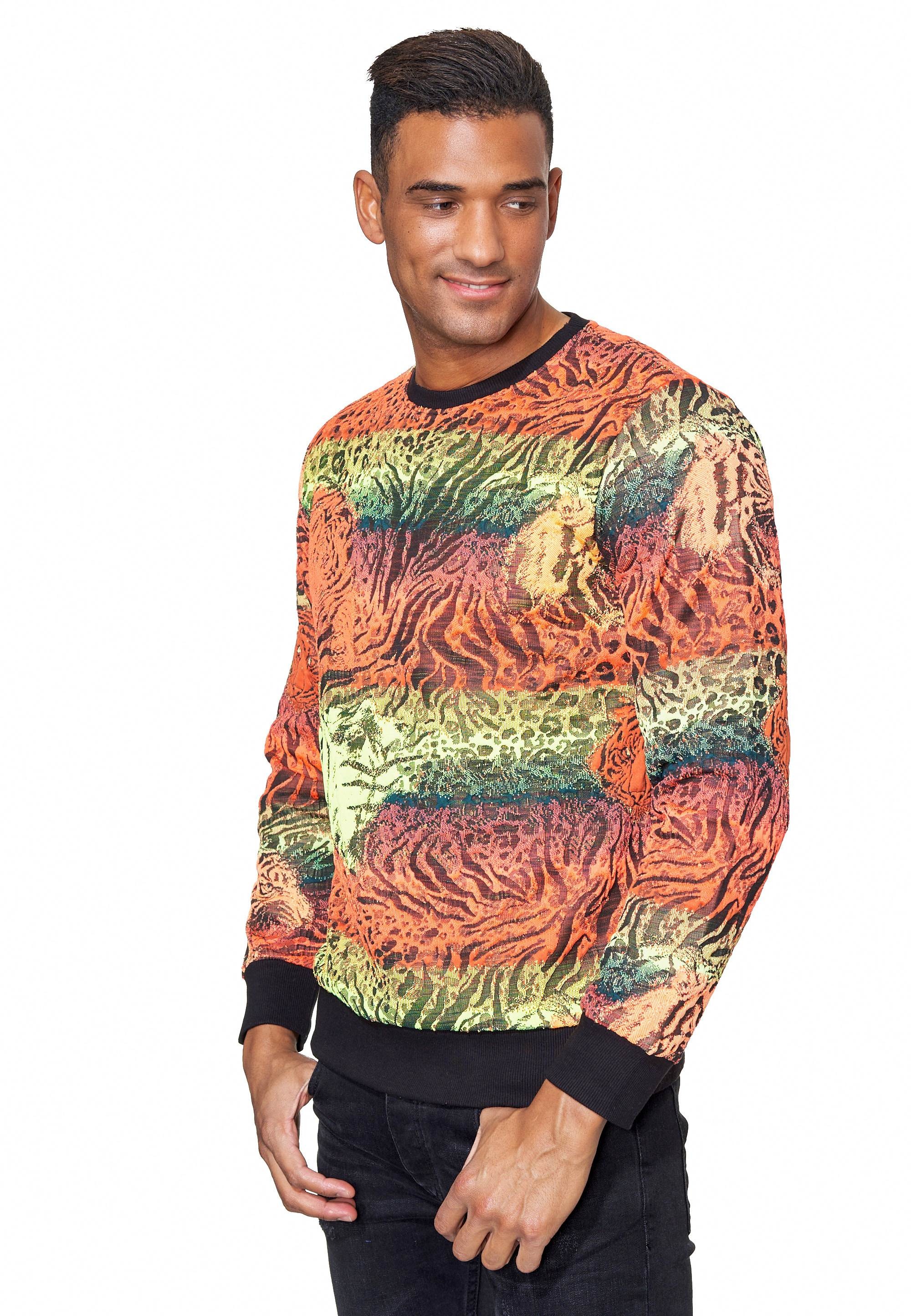 Rusty Neal Sweatshirt "Rusty Neal Sweater", im trendigen Tiger-Design günstig online kaufen