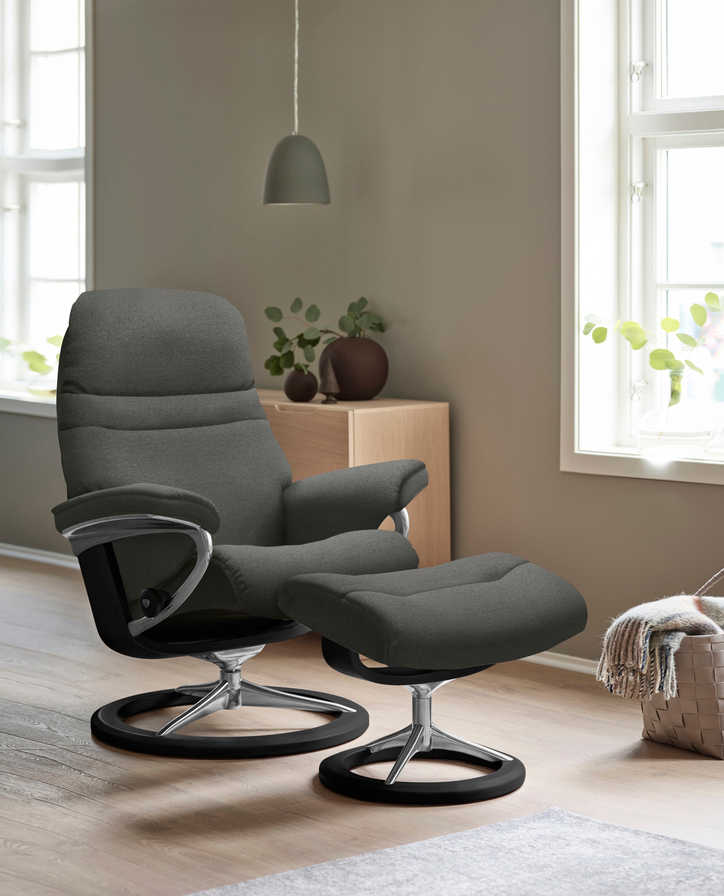 Stressless® Fußhocker »Sunrise«, mit Signature Base, Gestell Schwarz