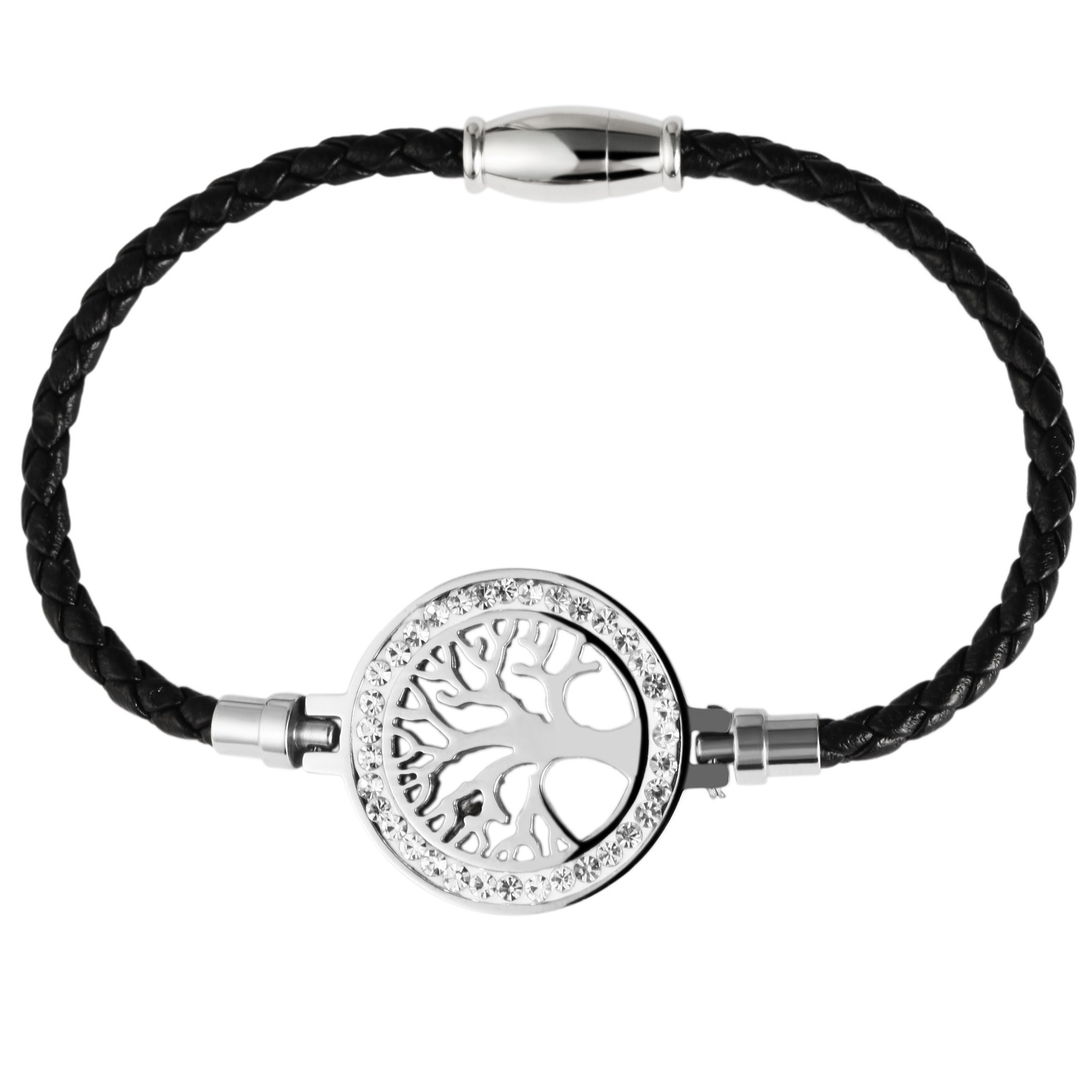 Edelstahlarmband »Damen Armband Lebensbaum aus Edelstahl 18 cm«