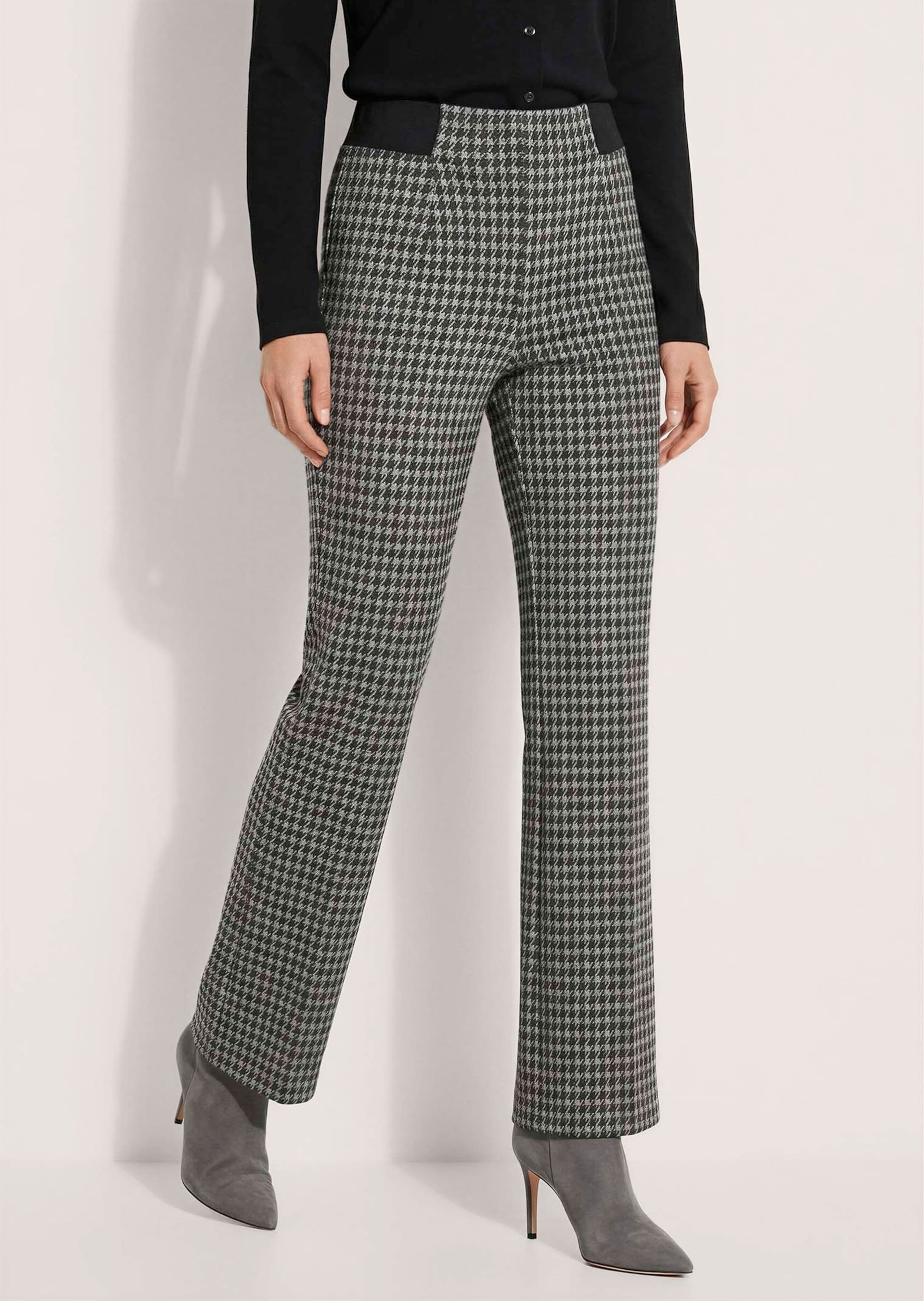 MADELEINE Jerseyhose »Hose Schlupfhose mit Hahnentritt«