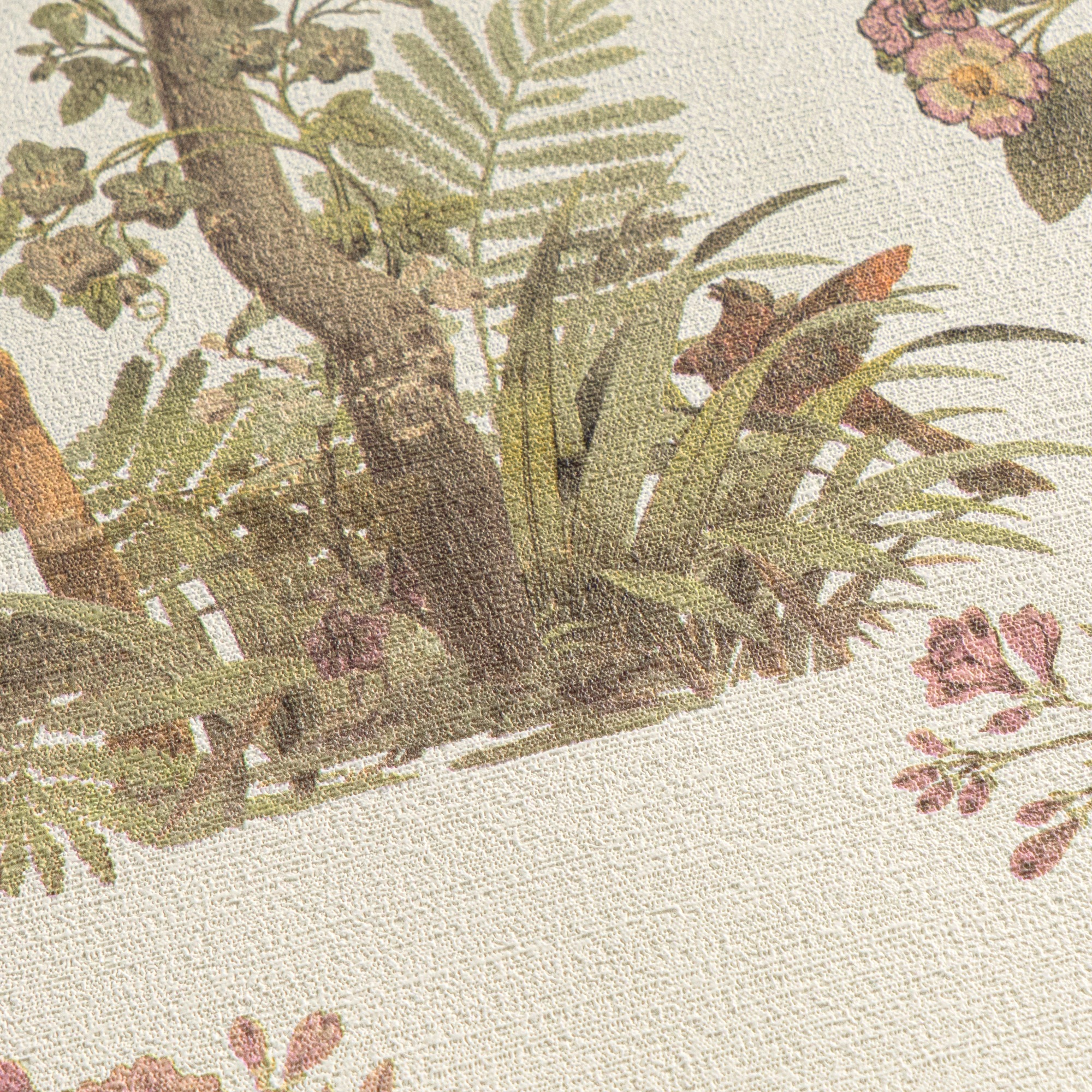 A.S. Création Vliestapete »Florale Mustertapete Schmetterlinge bunte Farben« botanisch strukturiert