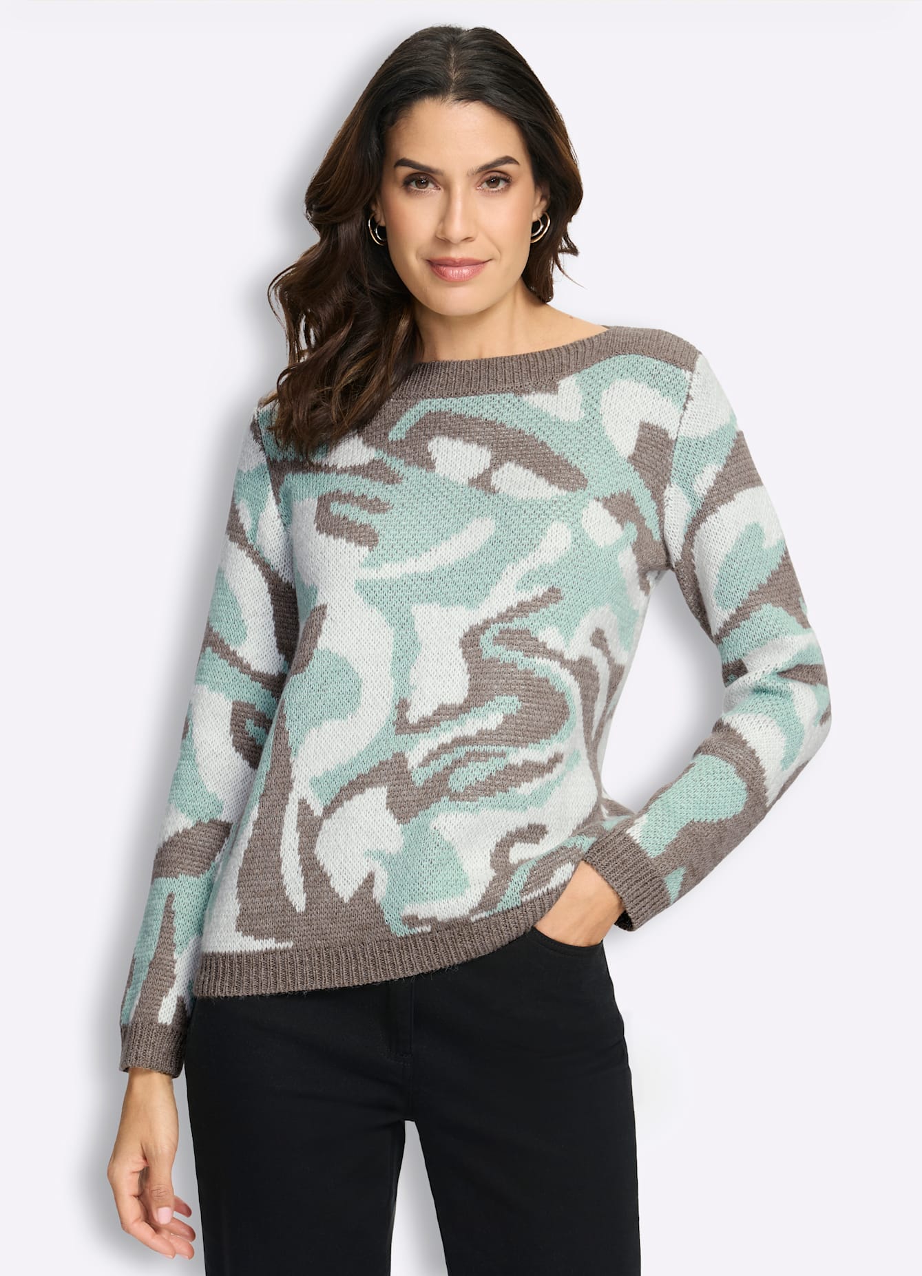 Inspirationen Jacquardpullover "Jacquard-Pullover"