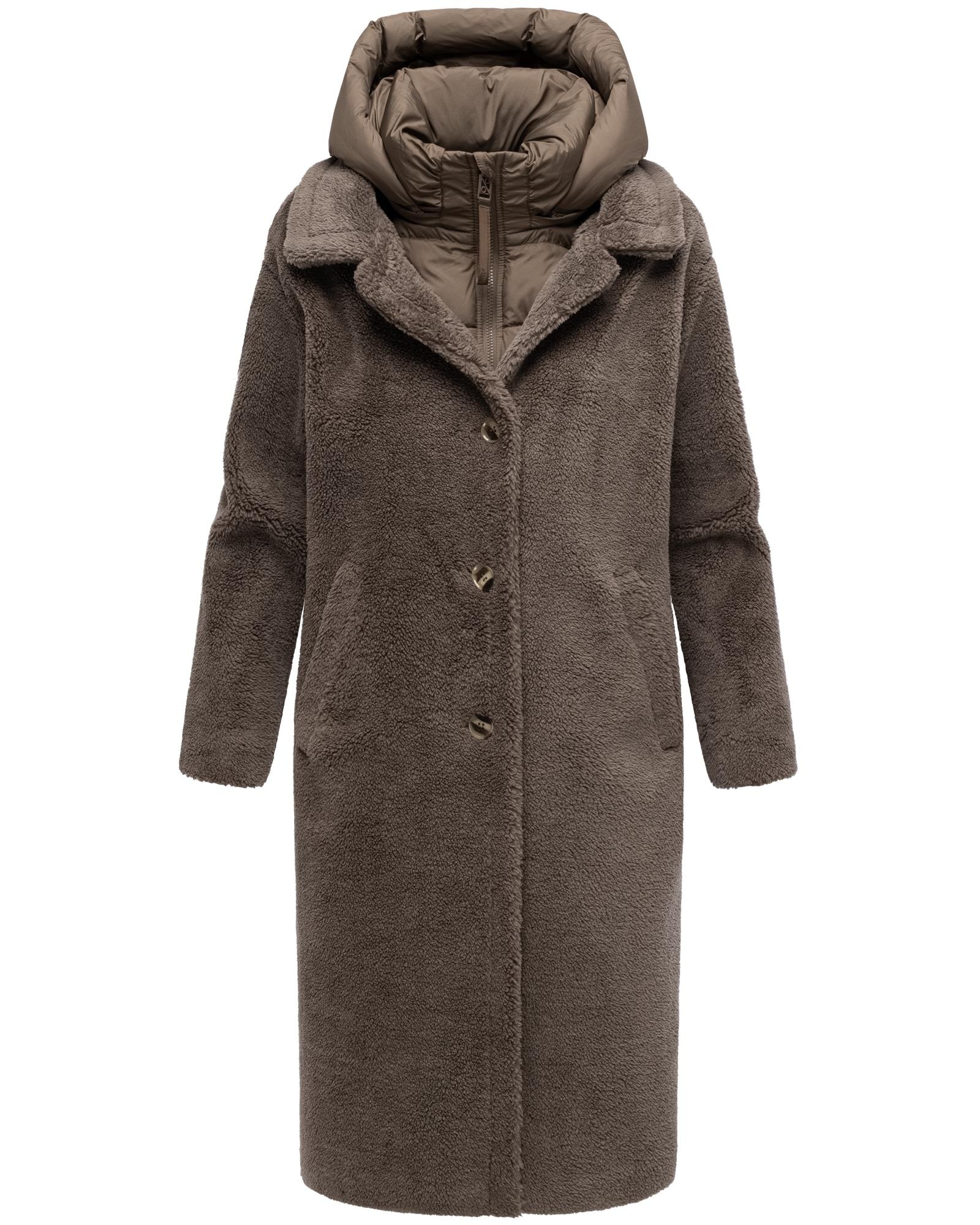 Navahoo Wintermantel "Teddyzauber 14" Plüschmantel aus Teddyfleece mit abne günstig online kaufen
