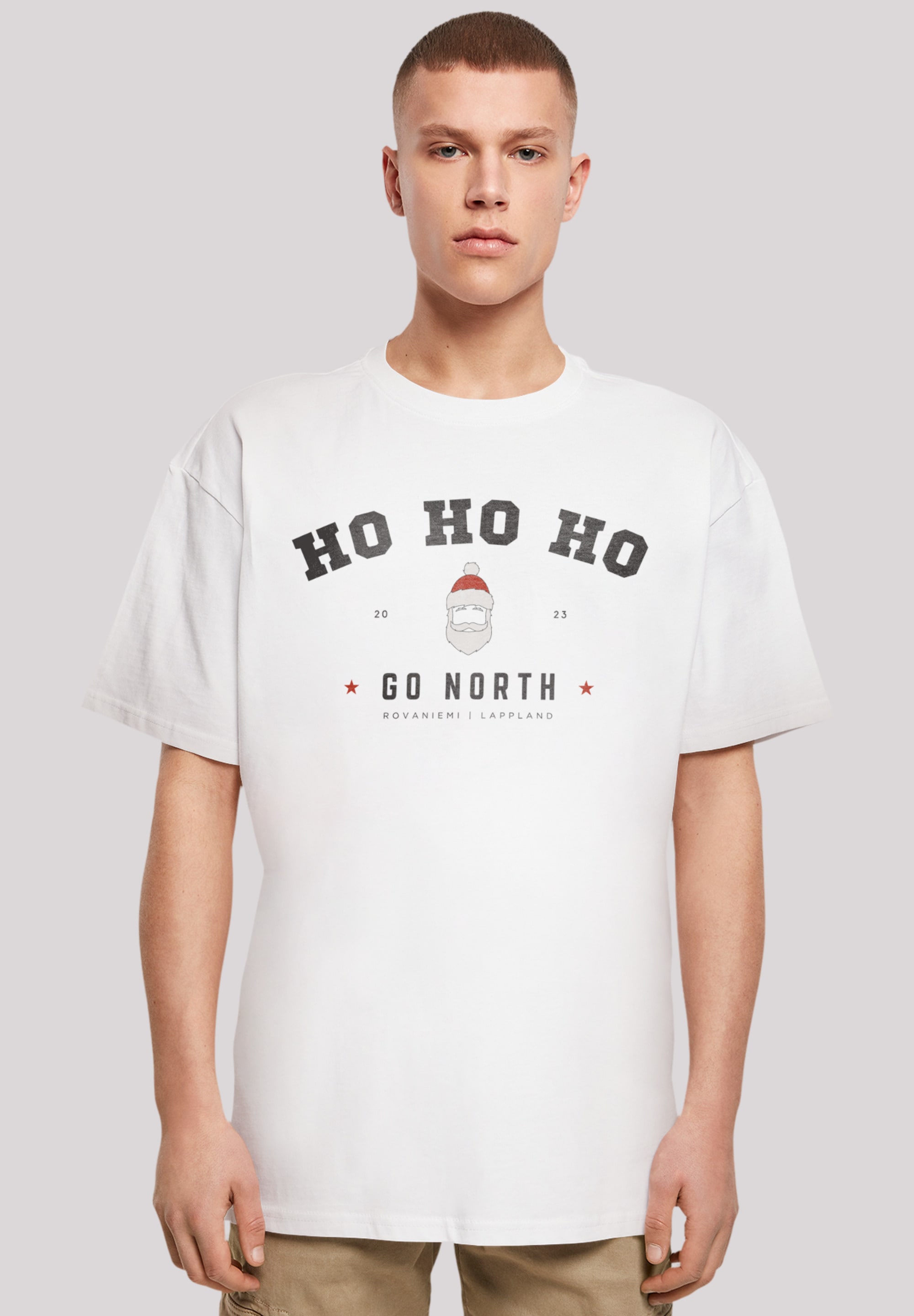 F4NT4STIC T-Shirt »Ho Ho Ho Santa Claus Weihnachten«, Weihnachten, Geschenk, Logo