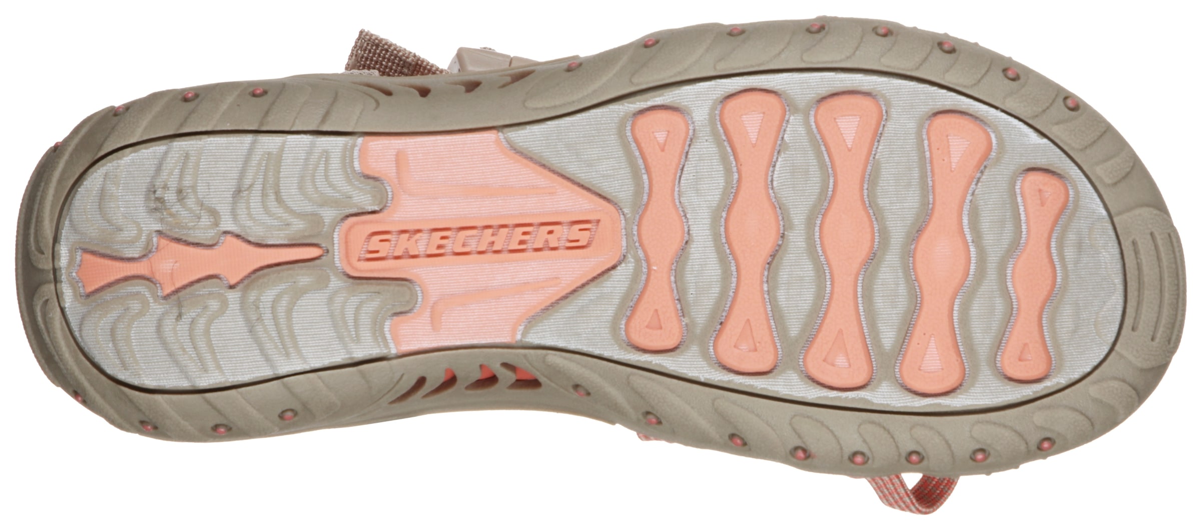 Skechers Sandale »REGGAE-IRIE MON«, Sommerschuh, Sandalette, Keilabsatz, mit Stretch Fit Funktion