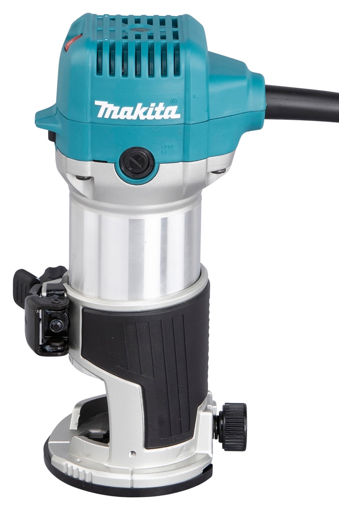 Makita Fräse »Multifunktionsfräse »RT0702CX2J« im Makita Makpac Koffer Gr.4«, (vielseitig einsetzbare Multifunktionsfräse), 710 W, 6/8 mm, Leerlaufdrehzahl; 10000 - 34000 min⁻¹