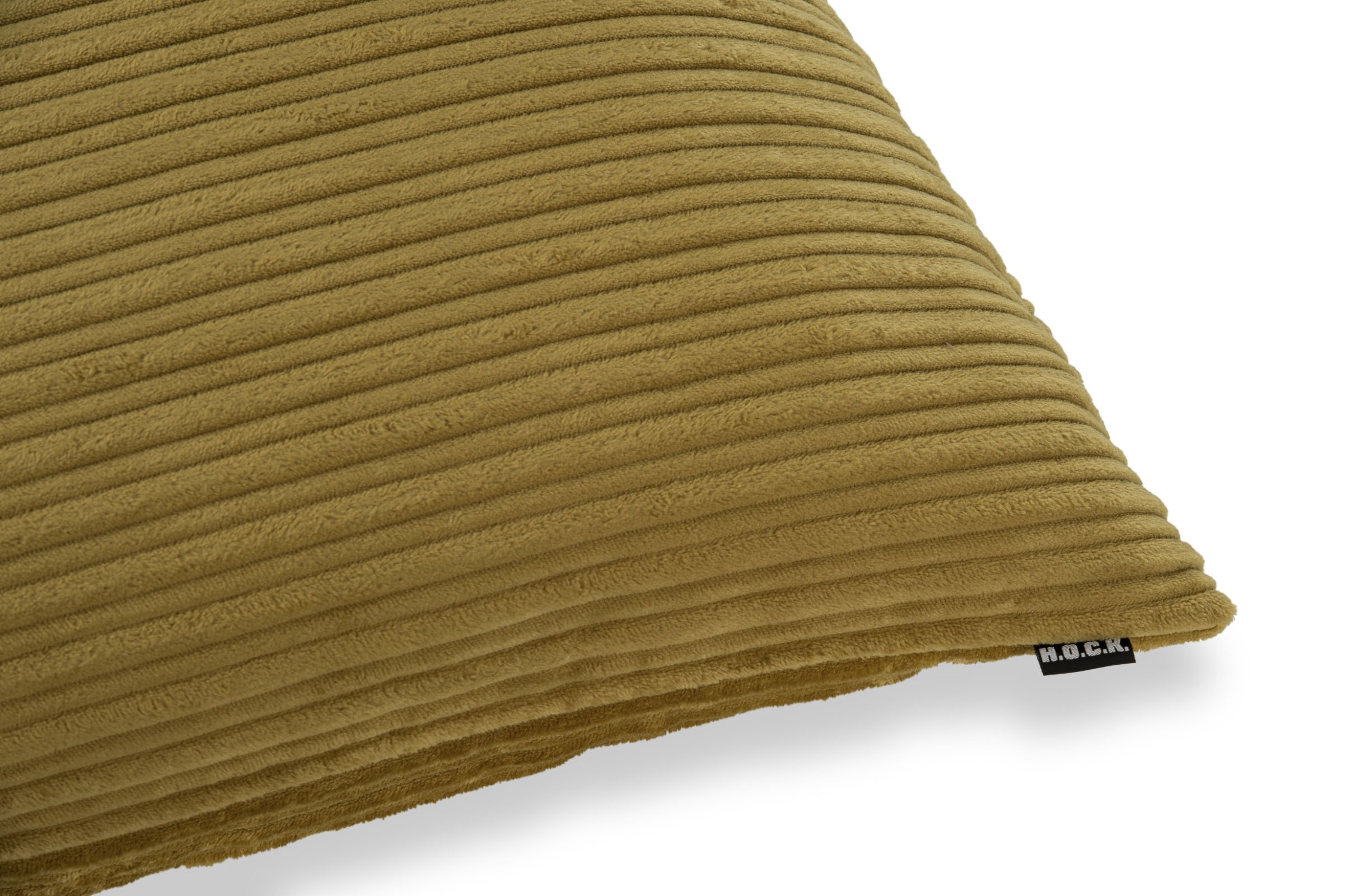 Thumbnail - H.O.C.K. Dekokissen "Precious Cord" leicht schimmernde unterschiedlich große Längsstreifen im Retro Style