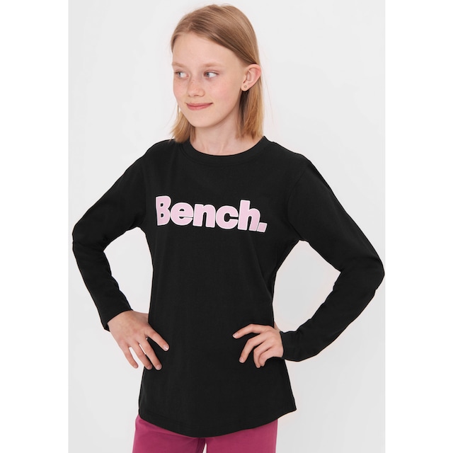 Bench. Langarmshirt »GEMMYG«, mit Logodruck online kaufen | BAUR