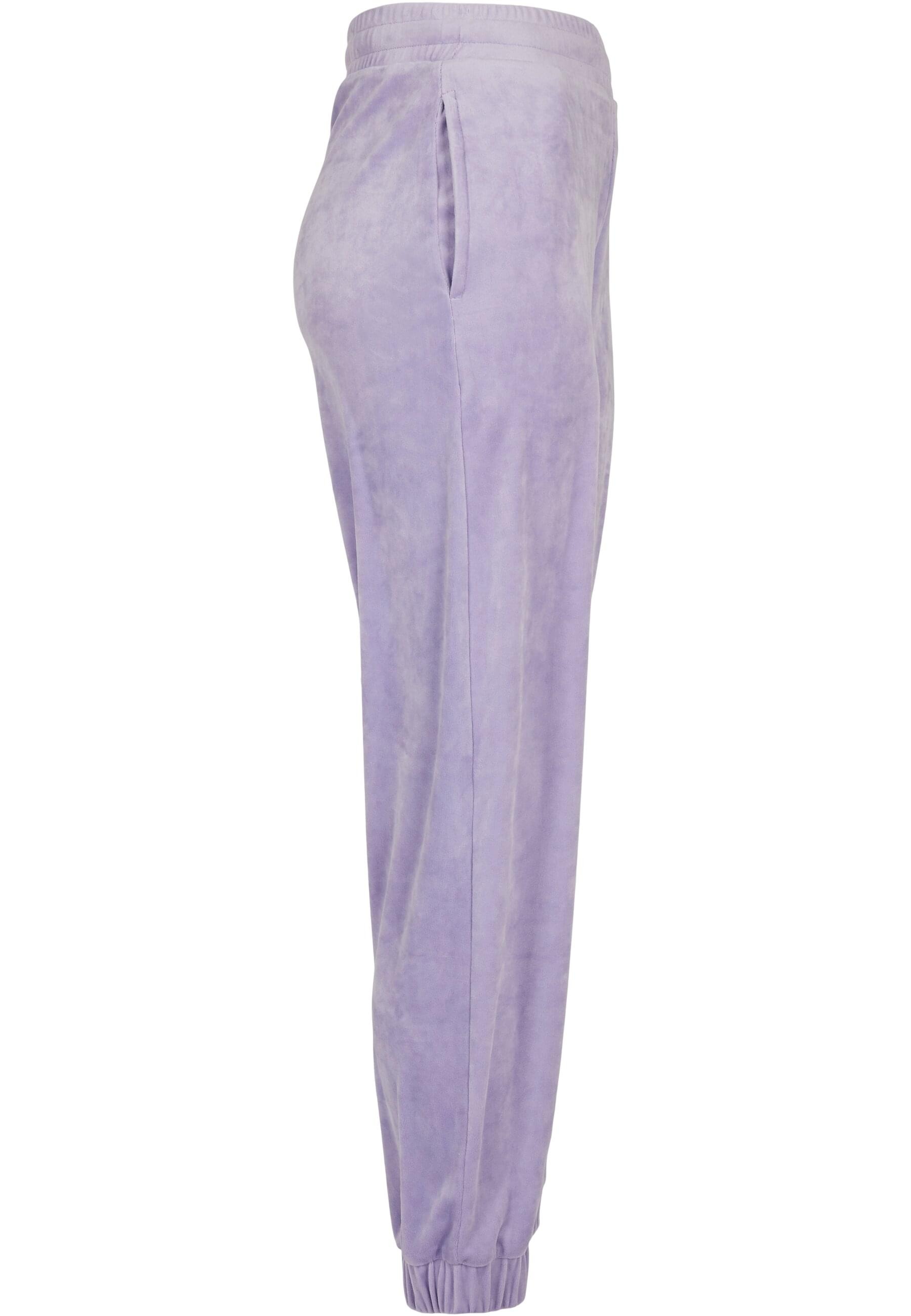 URBAN CLASSICS Jogginghose »Urban Classics Damen Ladies High Waist Ballon Velvet Sweat Pants«, (1 tlg.)