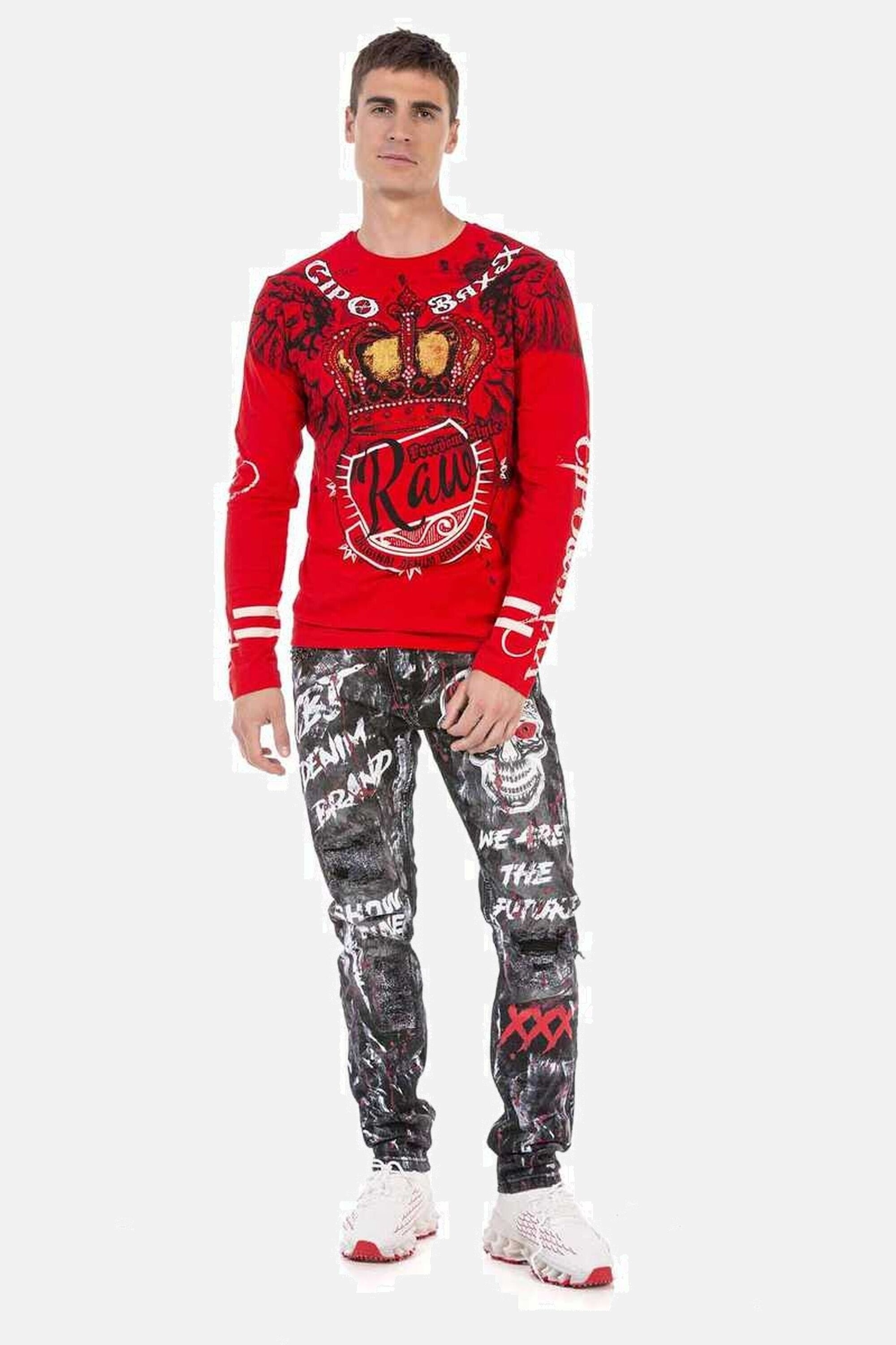 Cipo & Baxx 5-Pocket-Jeans »Jeans«, im lässigen Streetstyle, CD700