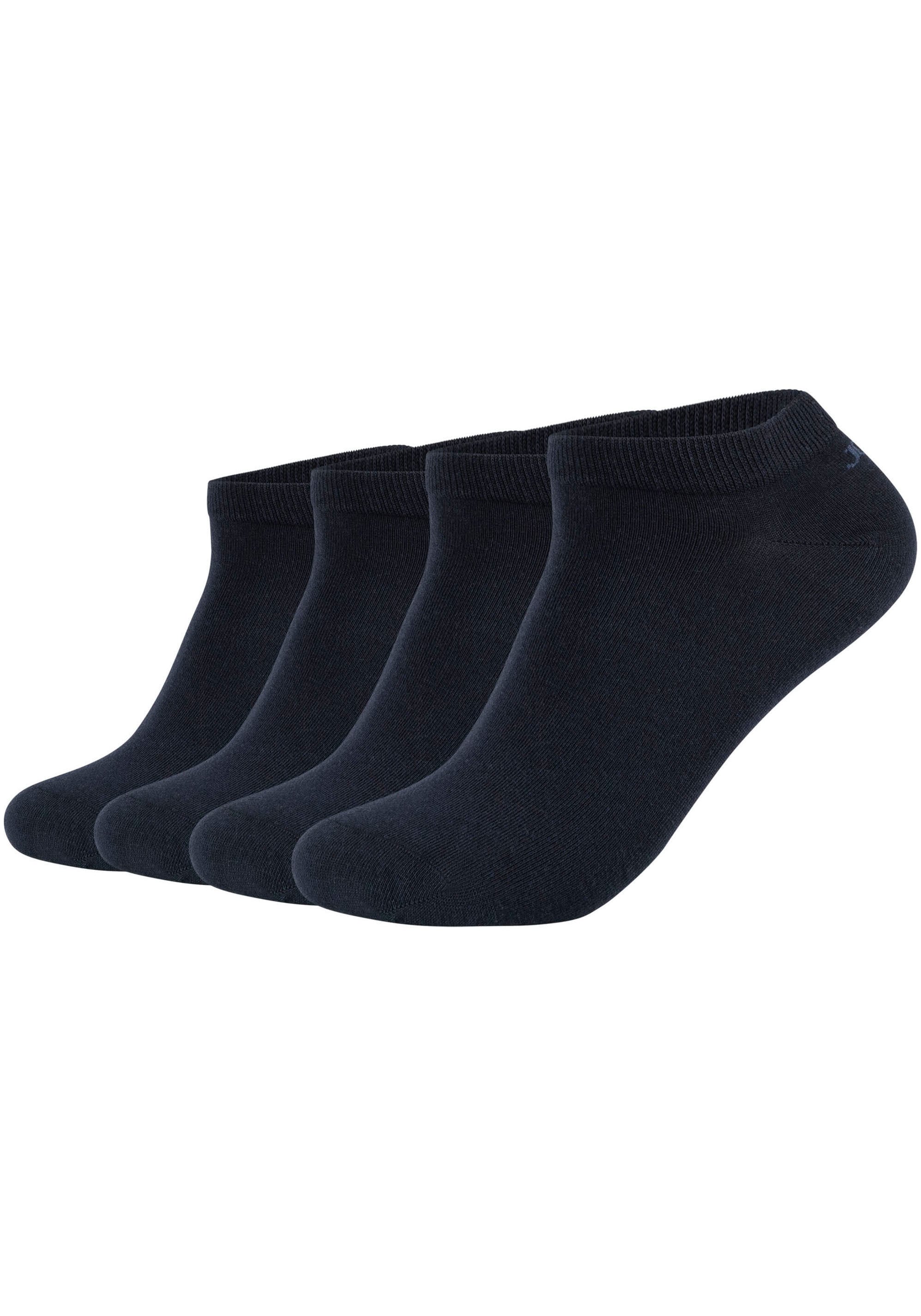 JOOP! Kurzsocken »premium essentials«, (4 Paar), Langlebig: Verstärkte Ferse und Spitze für extra Haltbarkeit