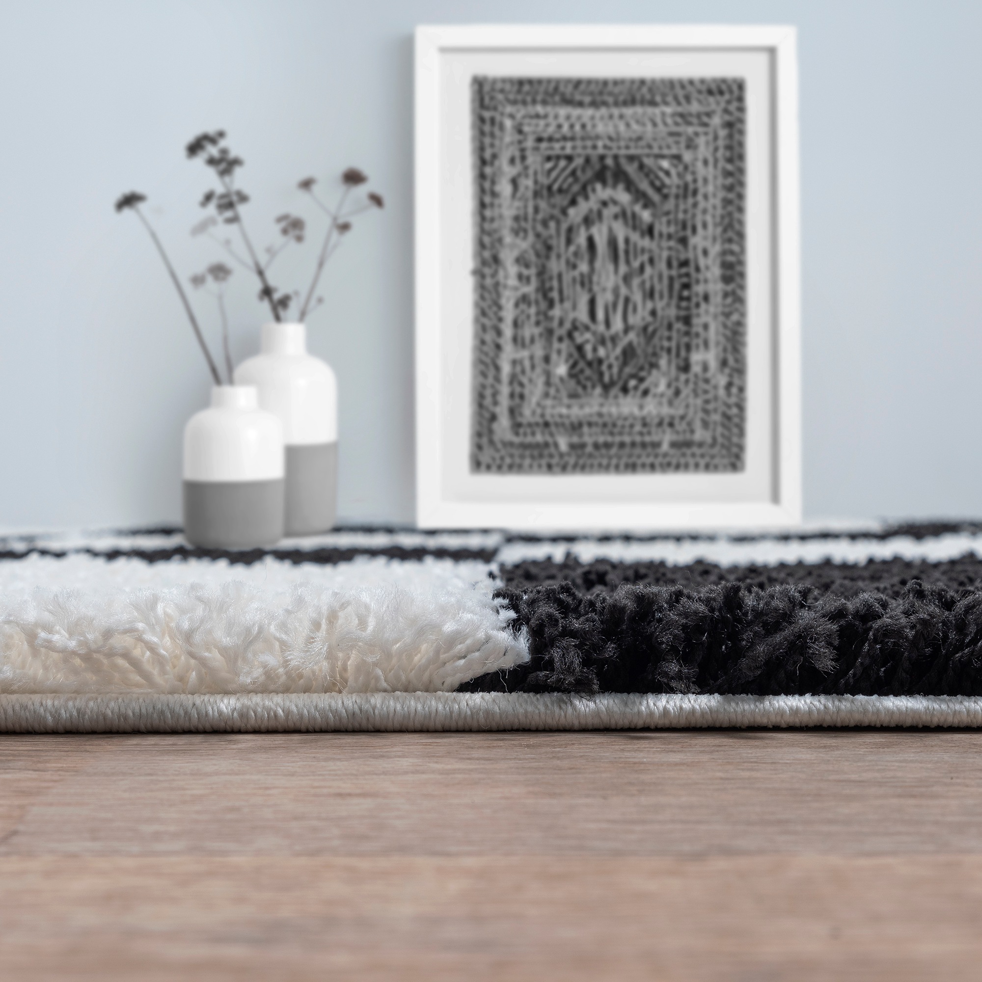 Sanat Hochflor-Teppich »Milano 1250«, rechteckig, 30 mm Höhe, Hochflor, Wohnzimmer, Schlafzimmer, fussbodenheizungsgeeignet