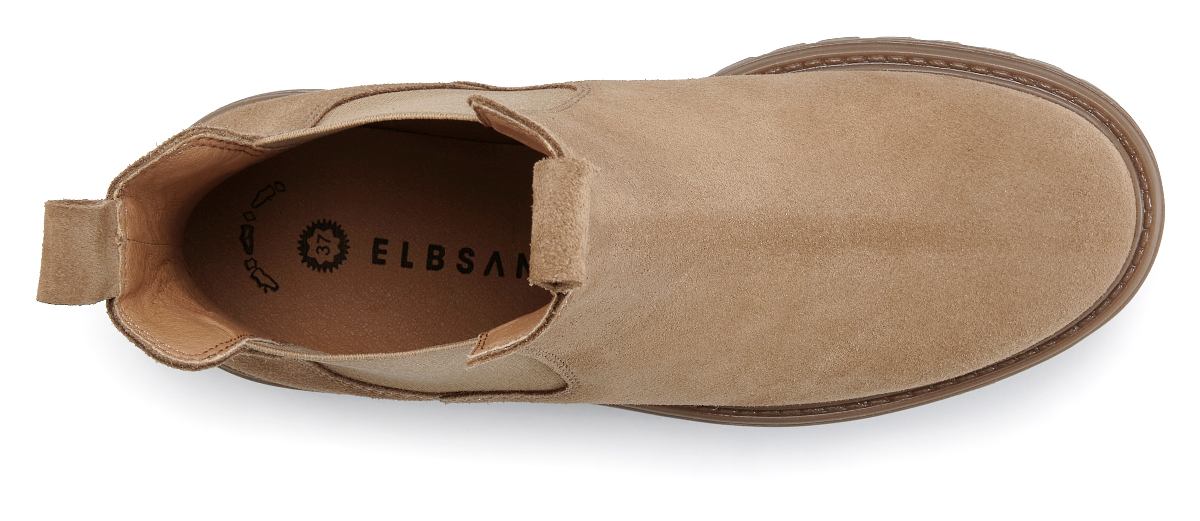 Thumbnail - Elbsand Stiefelette "Schlupfstiefel, Bikerboots, Sommerstiefelette, Lederstiefelette" aus weichem Leder mit Stretch-Eins...