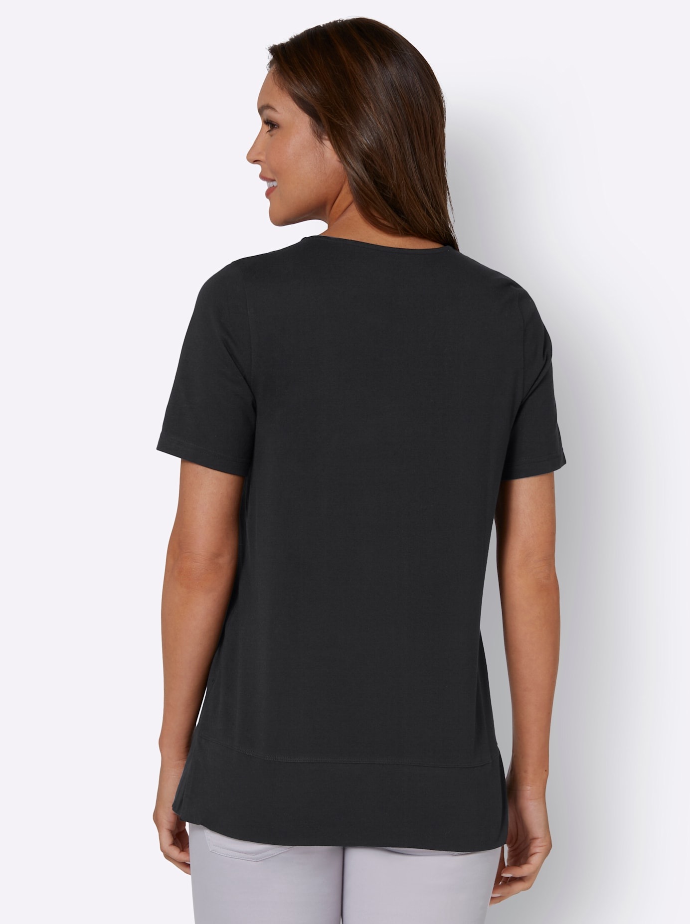 Classic Basics Kurzarmshirt "Kurzarm-Shirt" 1 Stk. tlg. günstig online kaufen