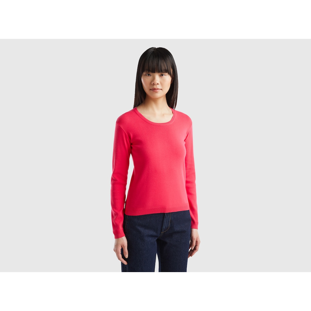 United Colors of Benetton Strickpullover, mit Markenlabel