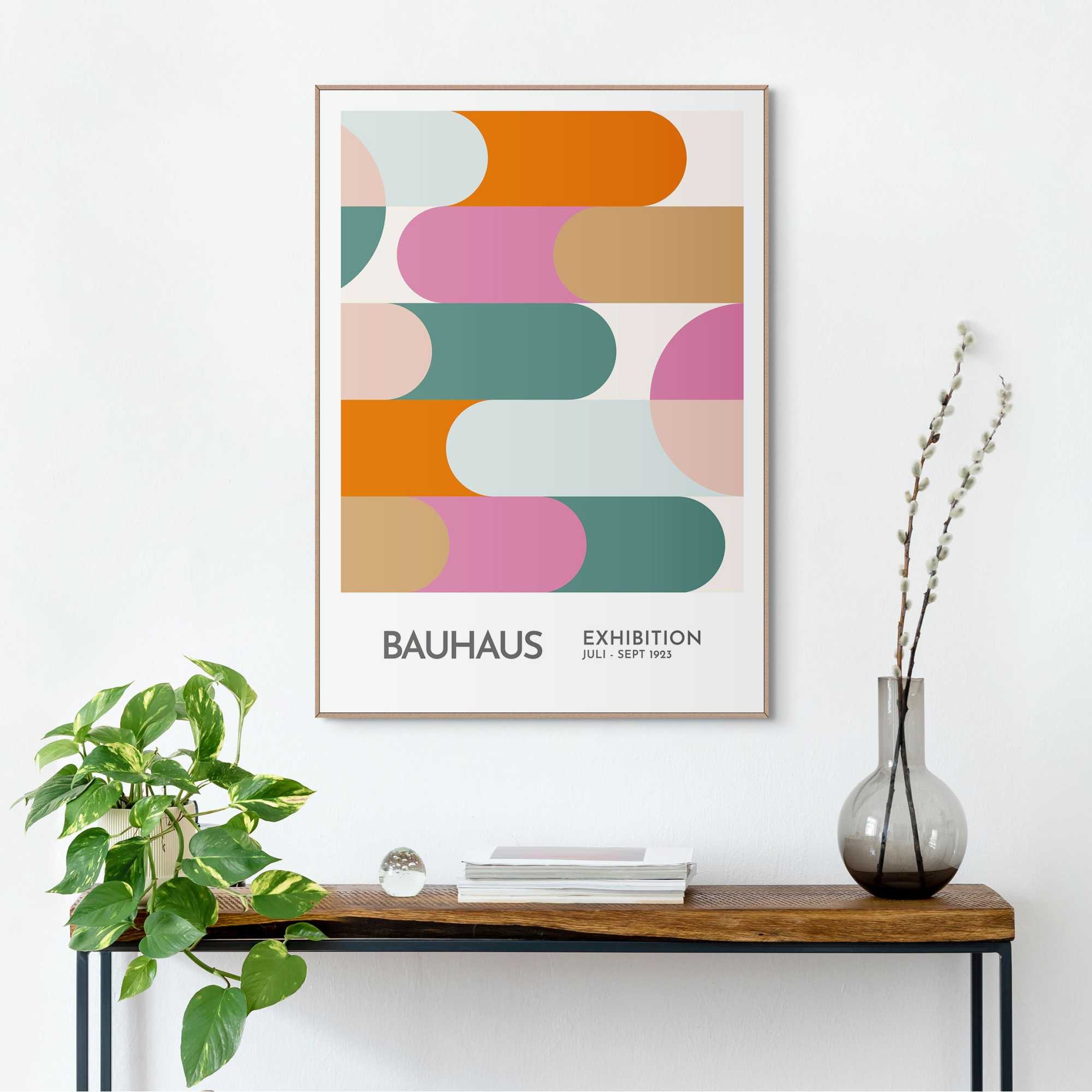 Reinders Poster "Bauhaus Style", Wohnzimmer - Exhibition - Mehrfarbig - MDF günstig online kaufen