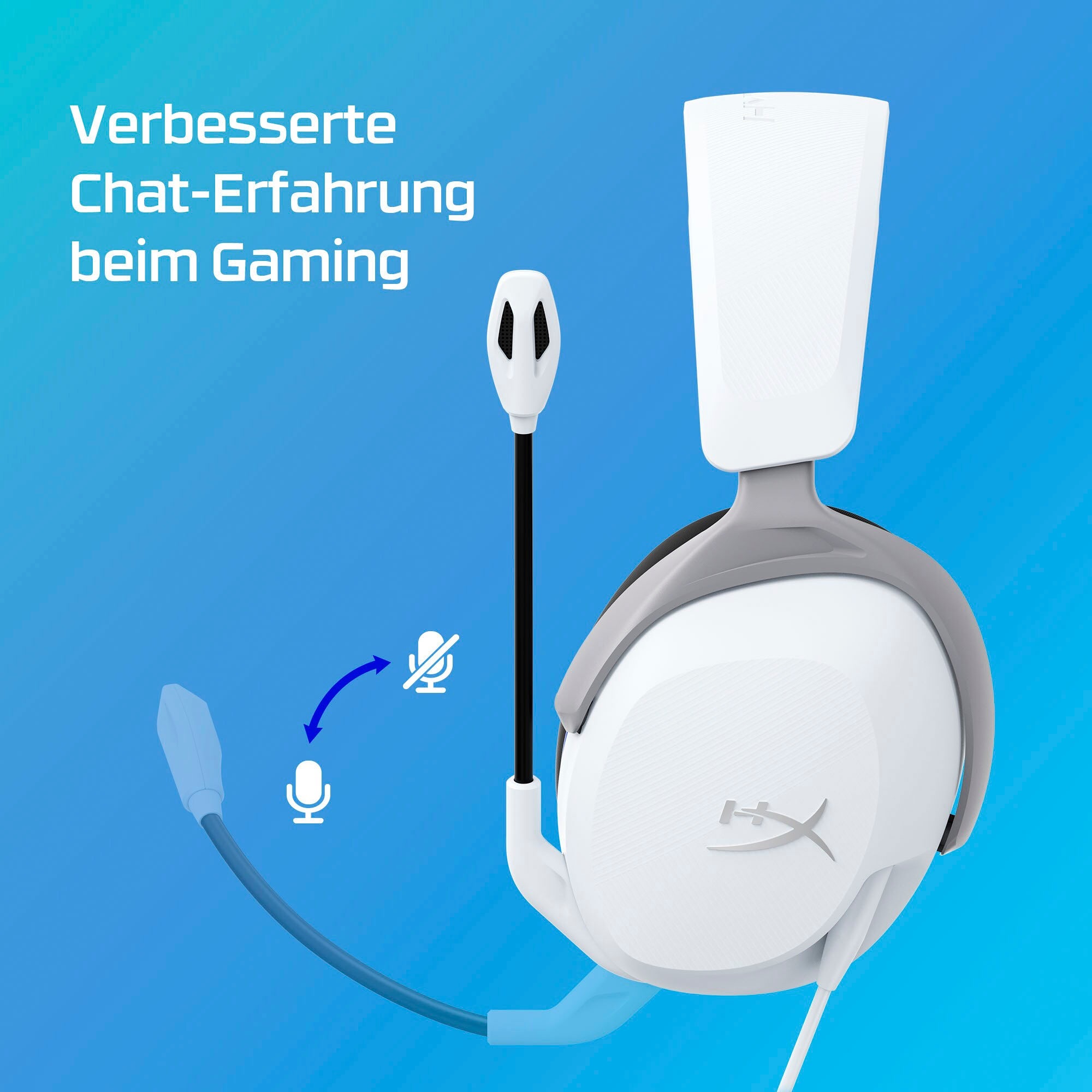HyperX Gaming-Headset »Cloud Stinger 2 Core - PlayStation«, Stummschaltung