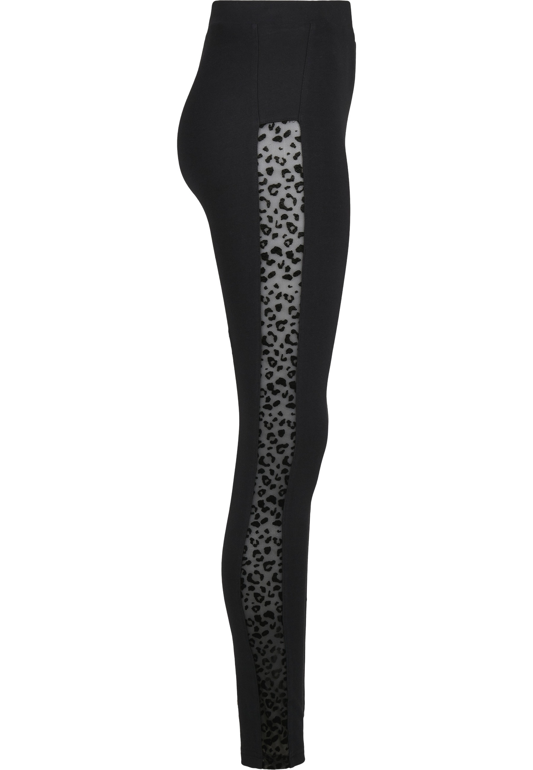 URBAN CLASSICS Leggings »Urban Classics Damen Ladies Flock Lace Stripe Leggings«