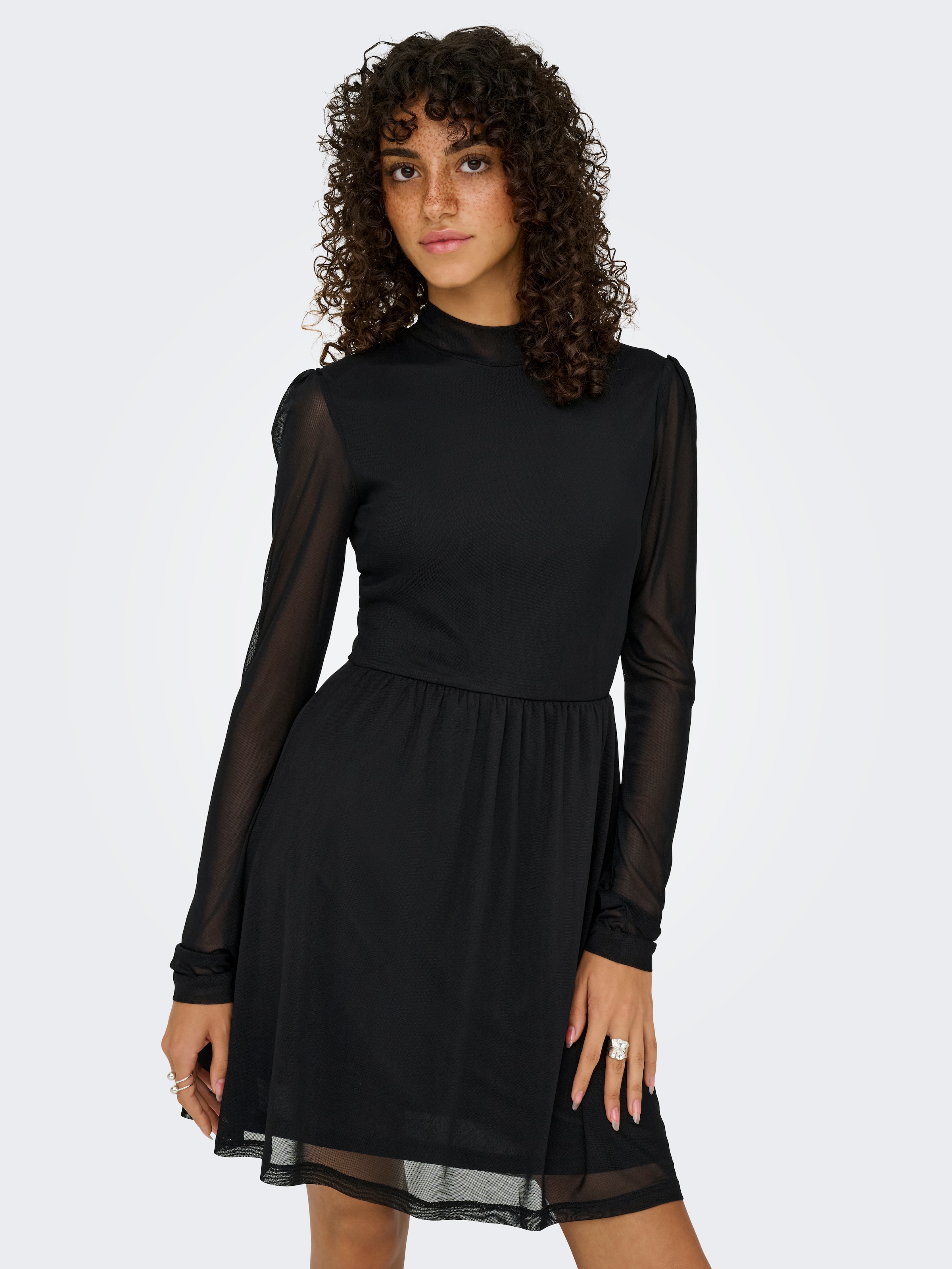ONLY Minikleid "ONLERICA LIFE L/S HIGH NECK DRESS JRS" Sommerkleid günstig online kaufen