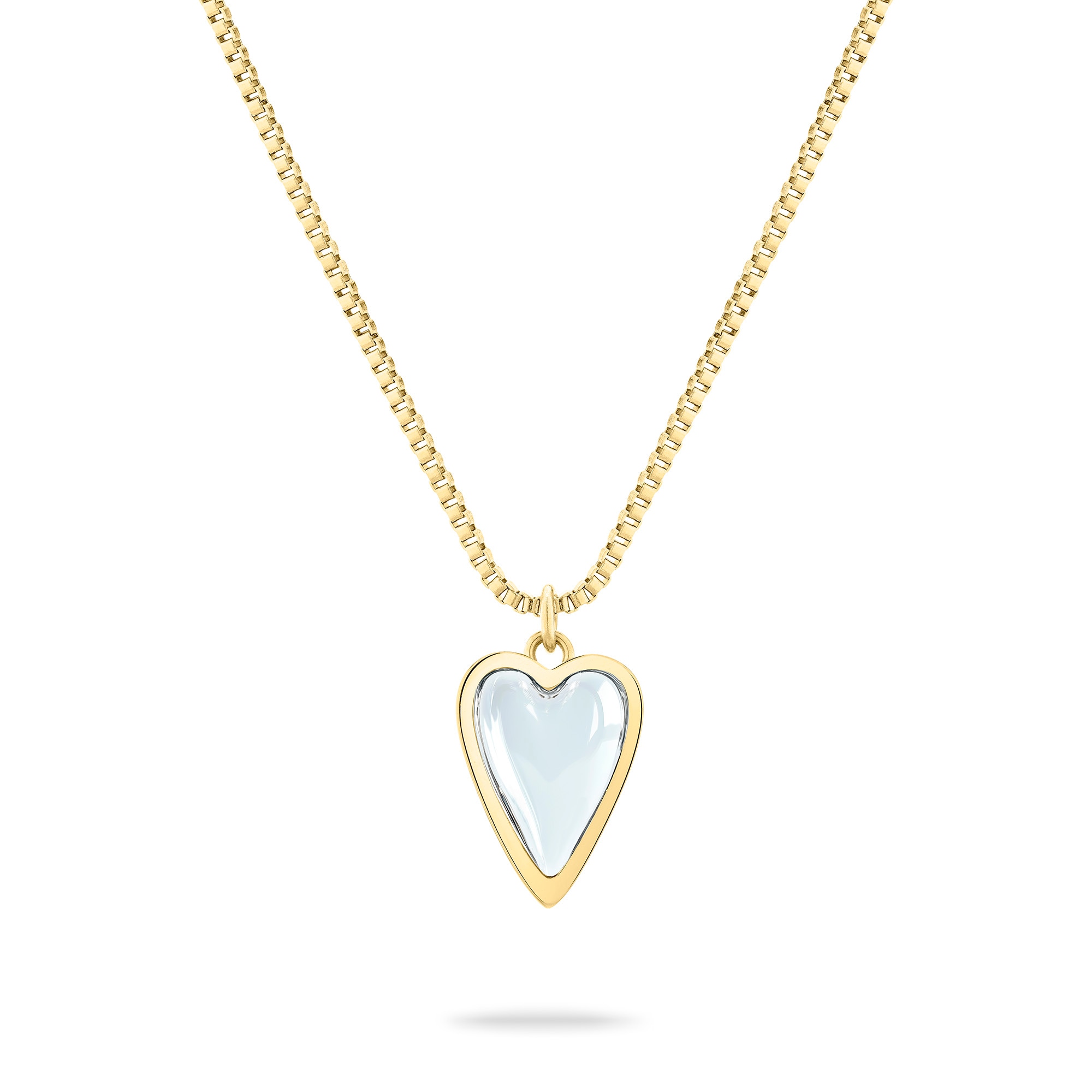 Liebeskind Berlin LJ-1693-N-45 Necklace Yellow Gold Transparent