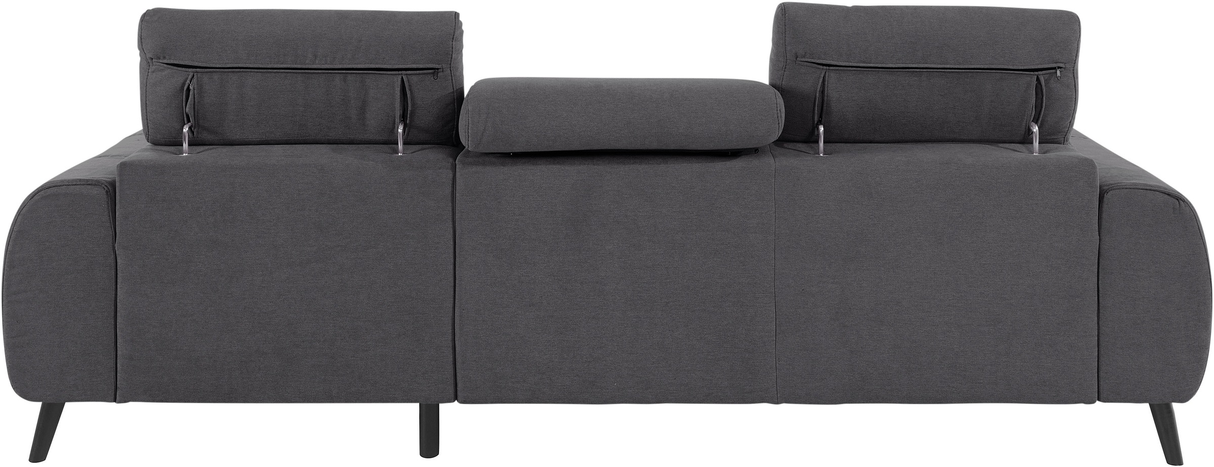 COTTA Ecksofa »Mia L-Form«, 3-tlg.-Kissen-Set, Recamiere, wahlweise mit oder ohne RGB-Beleuchtung