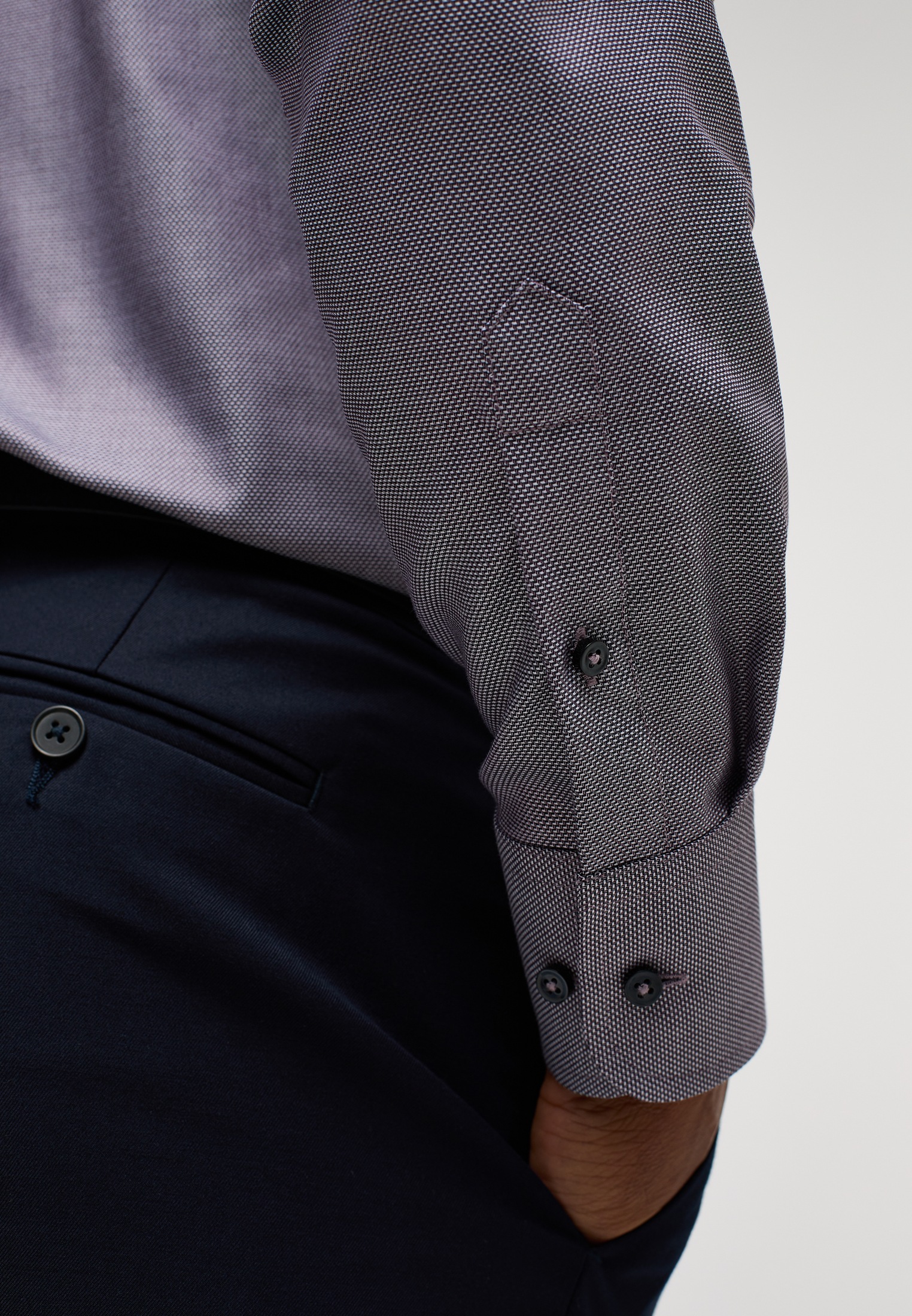 Thumbnail - Eterna Langarmhemd "MODERN FIT" NON IRON (bügelfrei)