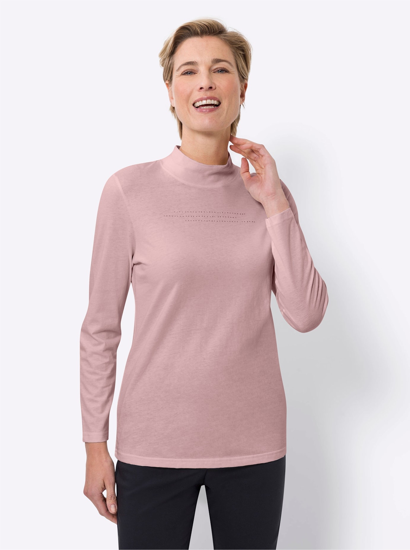 Classic Basics Stehkragenshirt "Stehkragen-Shirt", 1 Stk. günstig online kaufen