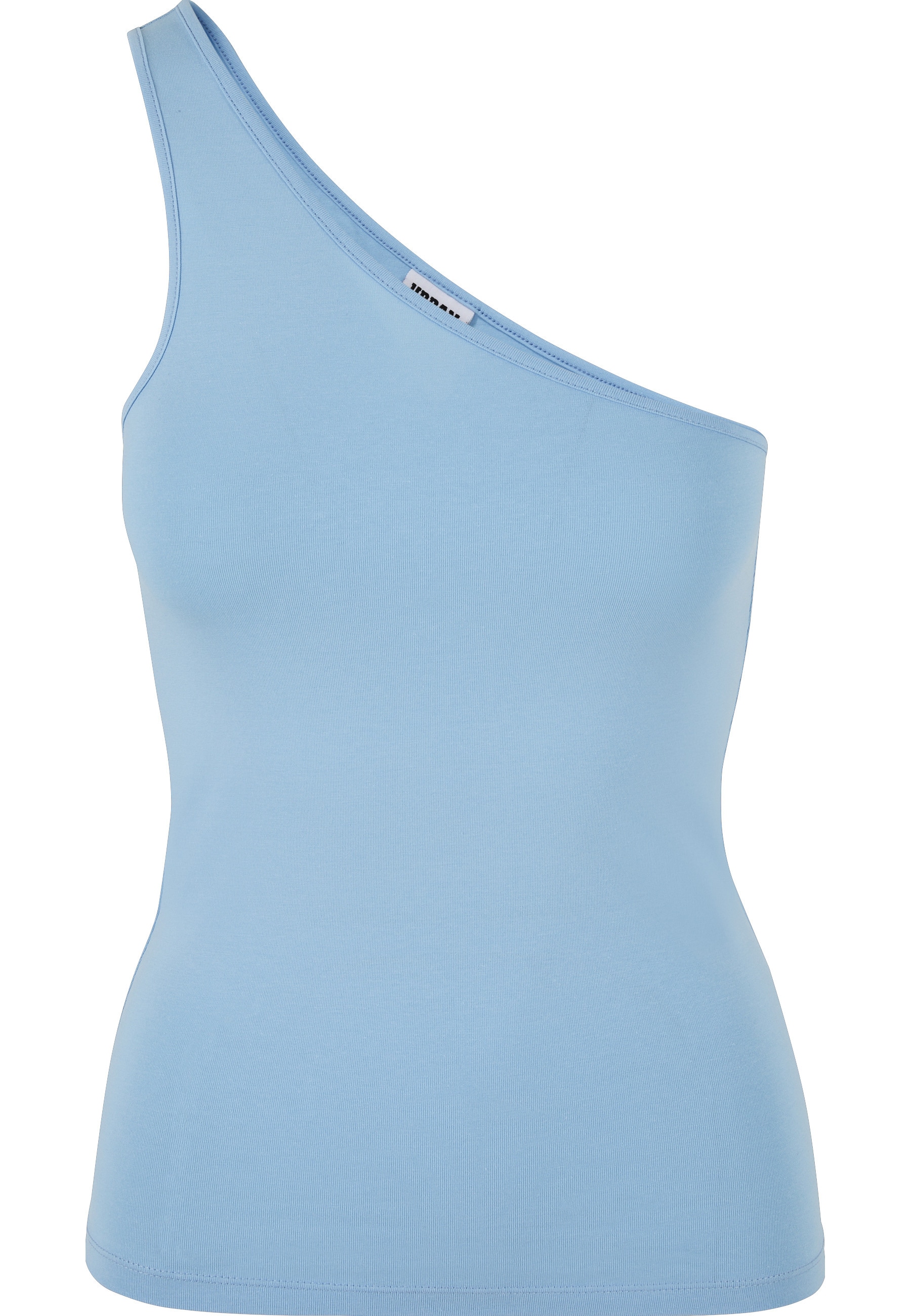 URBAN CLASSICS Tanktop »Urban Classics Damen Ladies Asymmetric Top« 1 Stk.