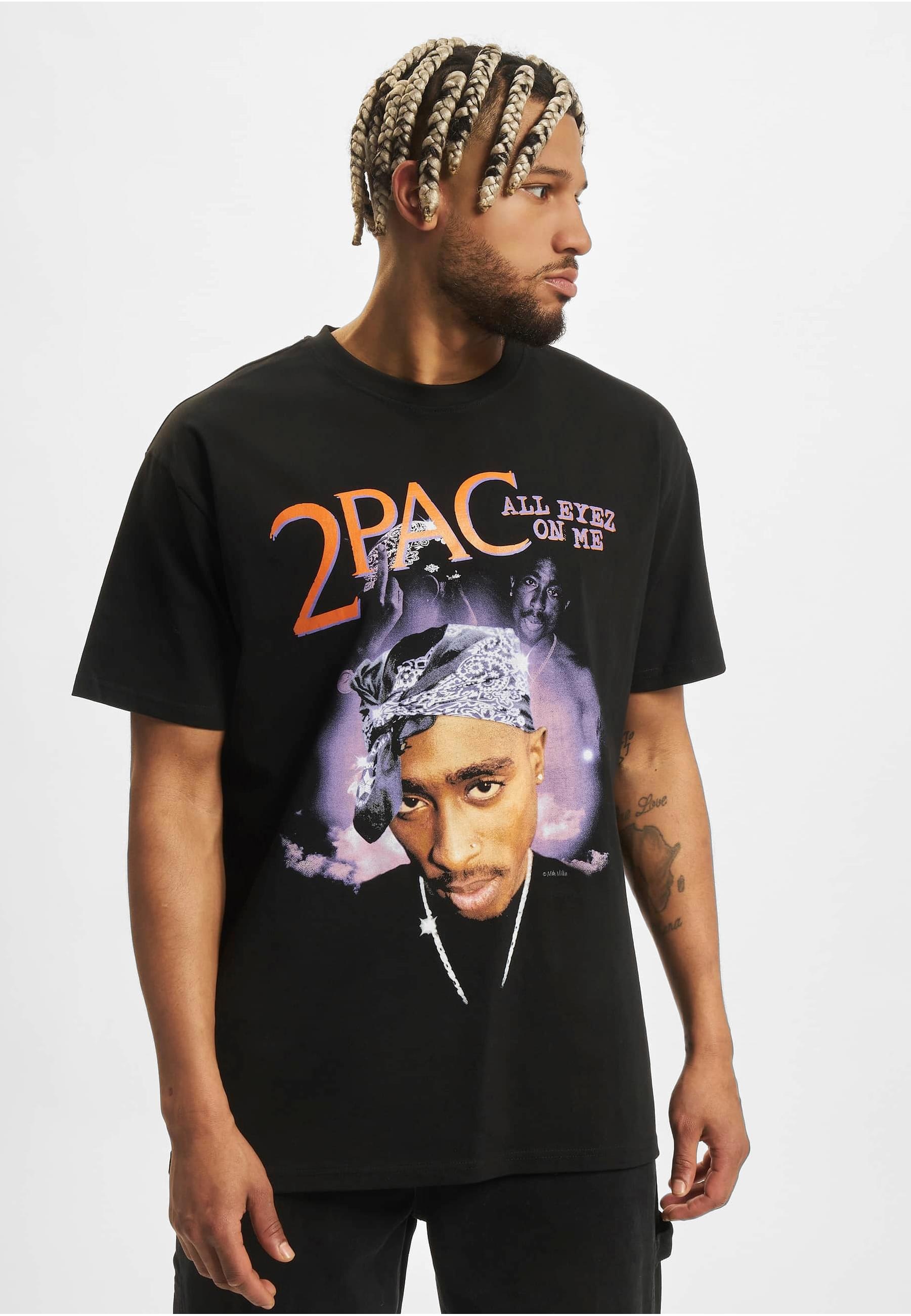 MisterTee T-Shirt »MisterTee Herren Tupac All Eyez On Me Anniversary Oversize Tee«, (1 tlg.)