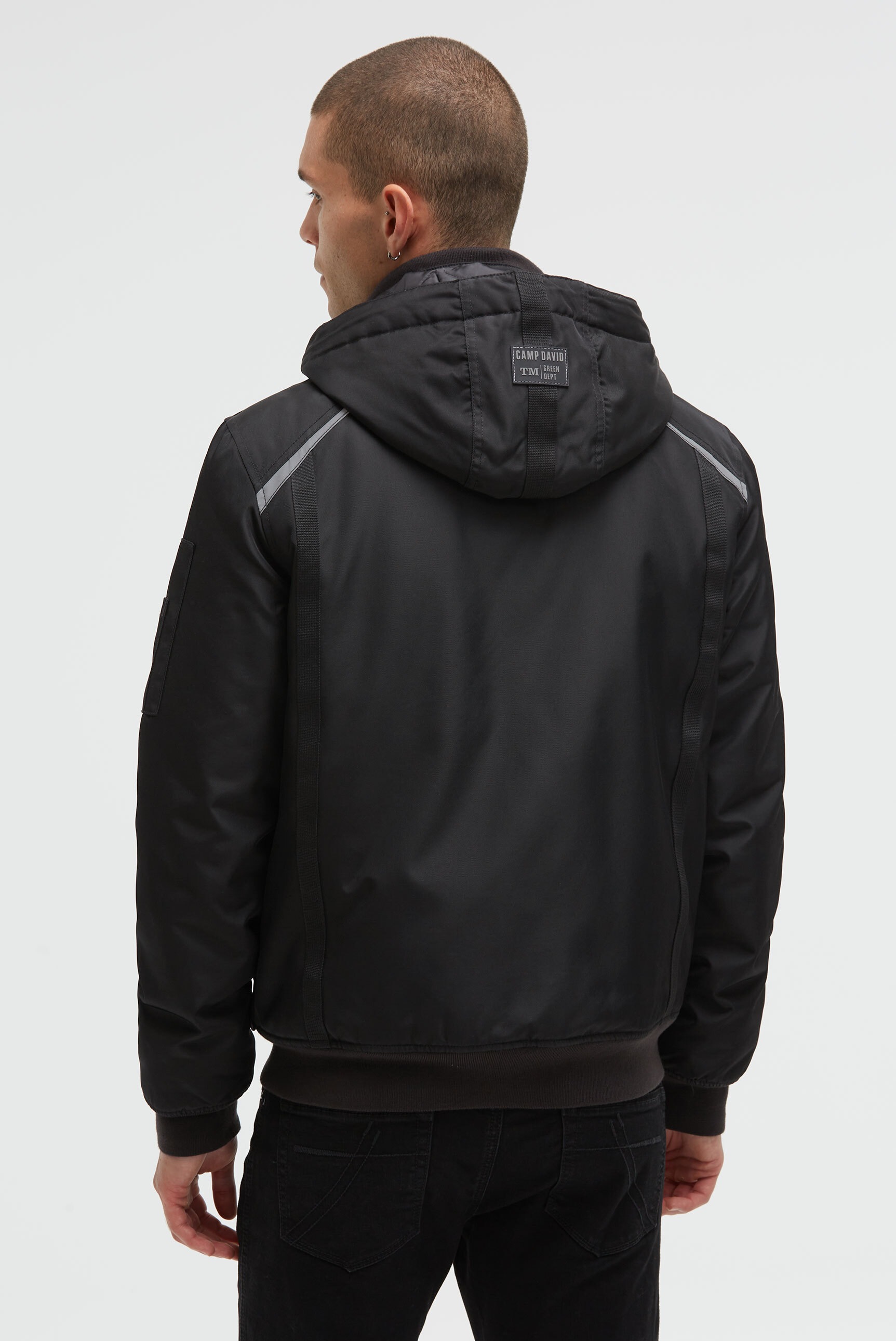 CAMP DAVID Outdoorjacke, mit Kapuze, mit abtrennbarer Kapuze