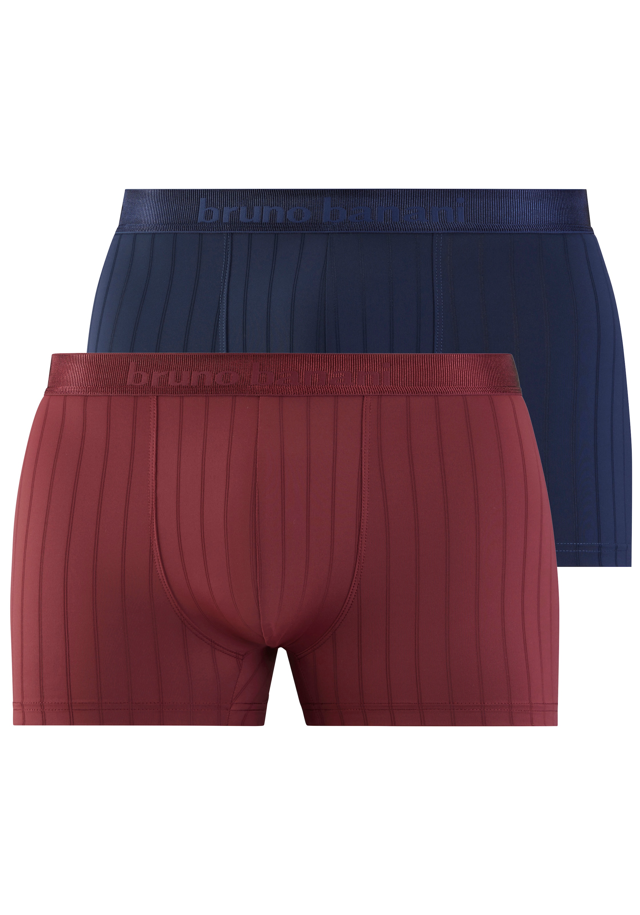 Bruno Banani Boxer "Boxershorts" Packung, 2 Stk. anliegende Passform, schnelltrocknend, aus Polyamid und Elasthan