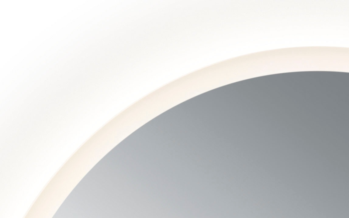 MIRRORS AND MORE LED-Lichtspiegel »Aura«, (1 St.), integrierte LED-Beleuchtung
