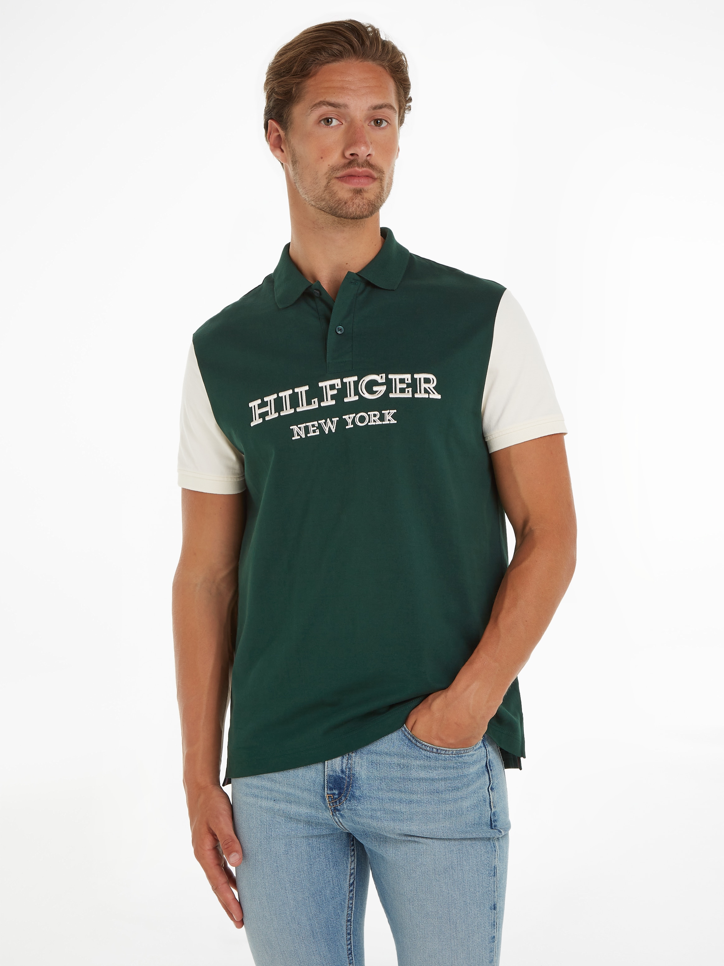 TOMMY HILFIGER Polo marškinėliai »MONOTYPE COLOURBLOC...