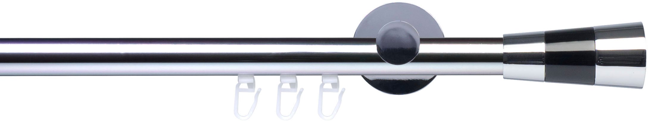 Liedeco "Innenlaufgarnitur 20 mm Piano Granada" Ø 2 mm 1 läufig-läufig Fixmaß Gardinenstange Komplett