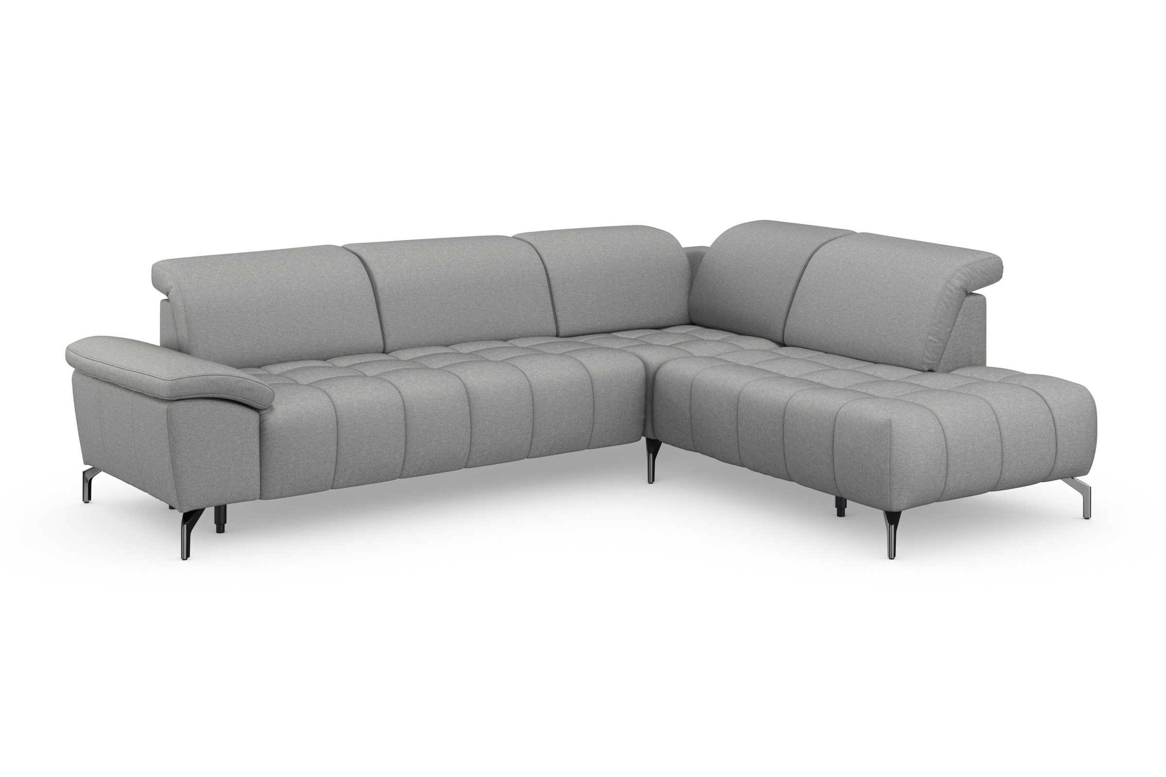 sit&more Ecksofa »Cool L-Form«, wahlweise mit Kopfteilverstellung und Vorziehsitz motorisch