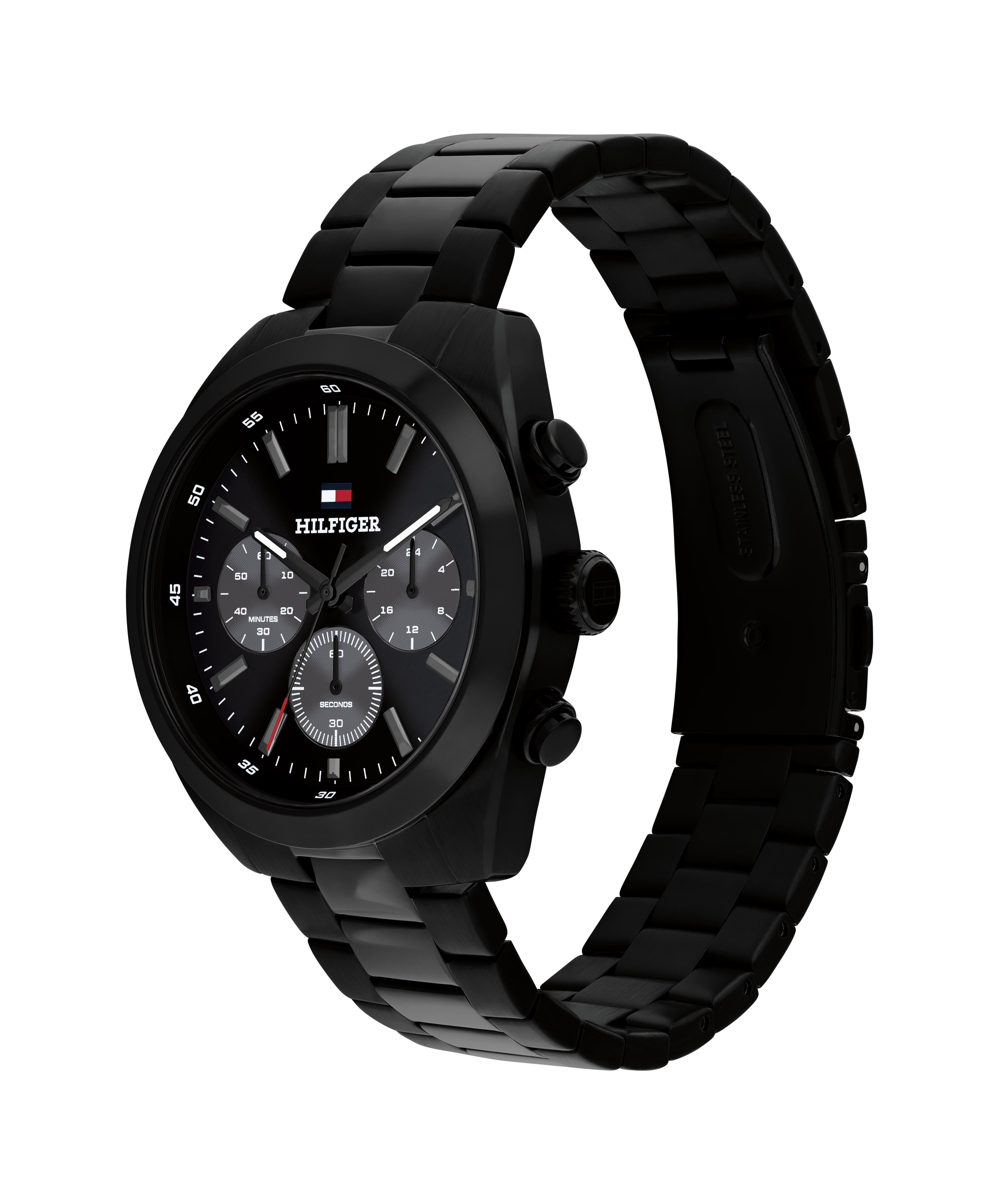 Tommy Hilfiger Quarzuhr »HUDSON« Quarzuhr, Armbanduhr, Herrenuhr, Edelstahlarmband, analog