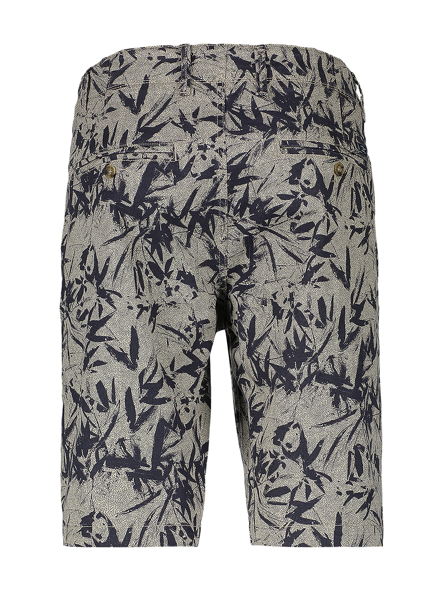 LERROS Chinoshorts »LERROS Chino Bermuda mit floralem Print«