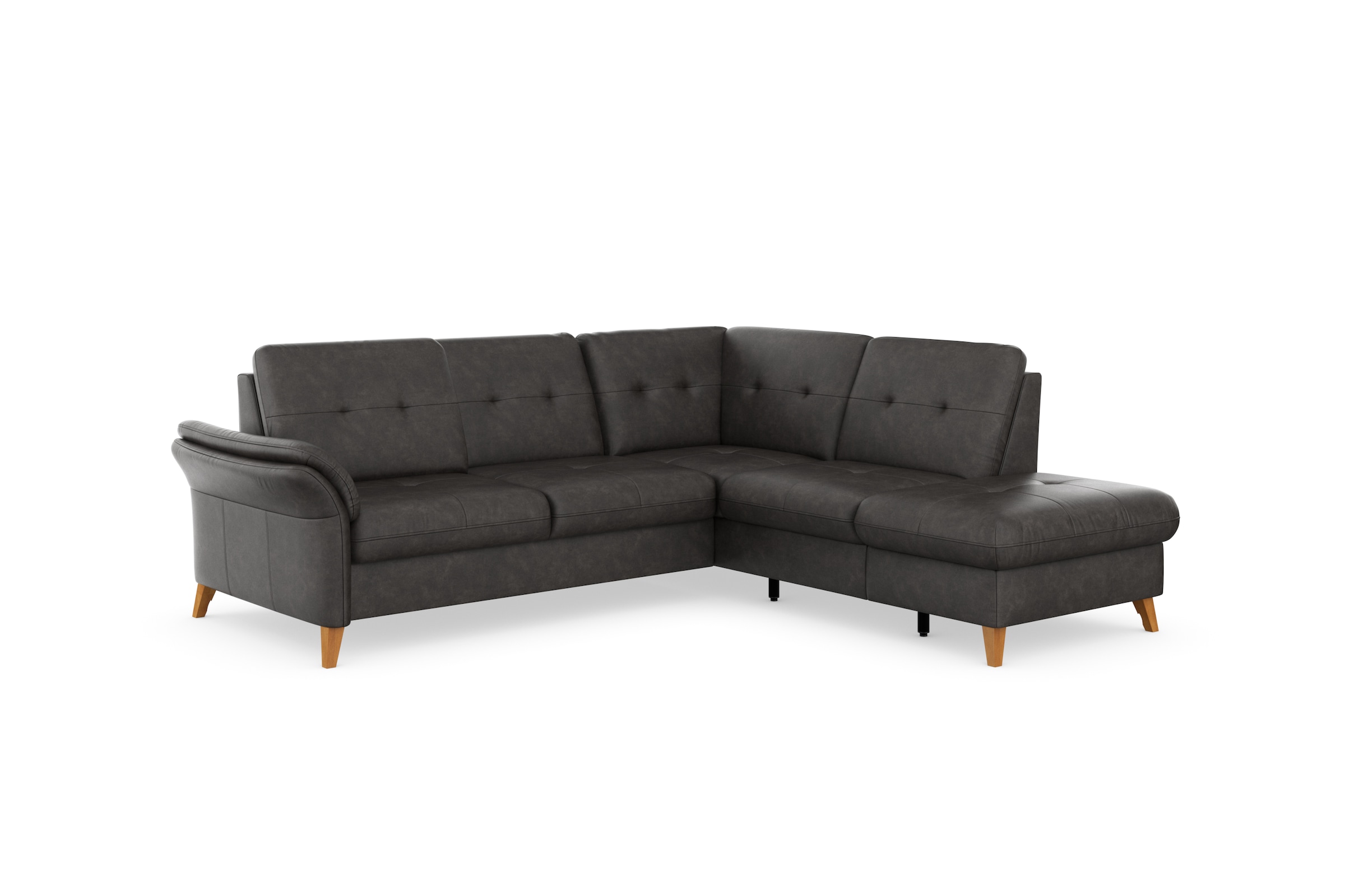 sit&more Ecksofa »Göteborg« inkl. Sitztiefenverstellung, wahlweise mit Bettfunktion & Bettkasten