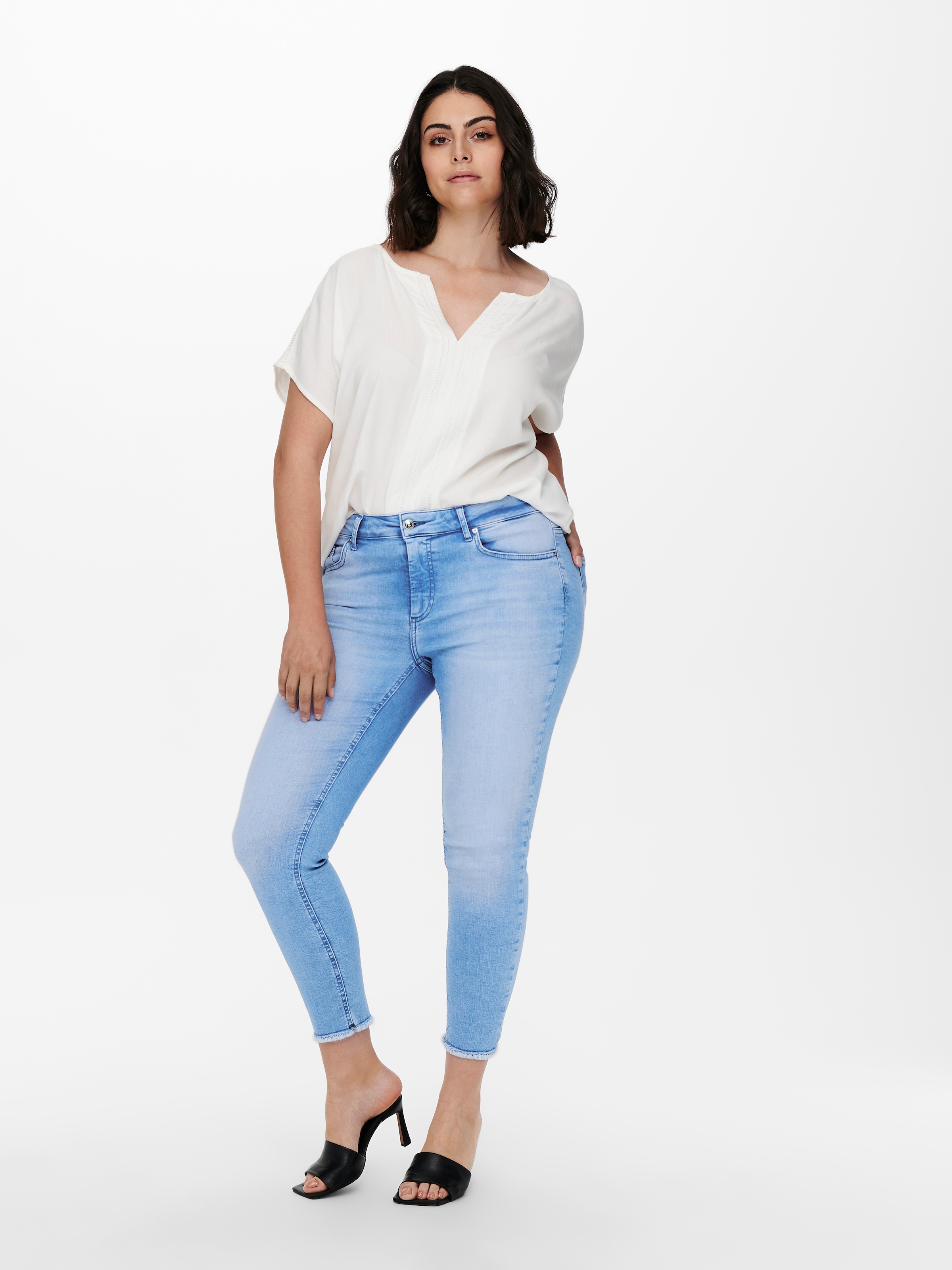 ONLY CARMAKOMA Skinny-fit-Jeans »CARWILLY REG SK ANK RW REA4348«