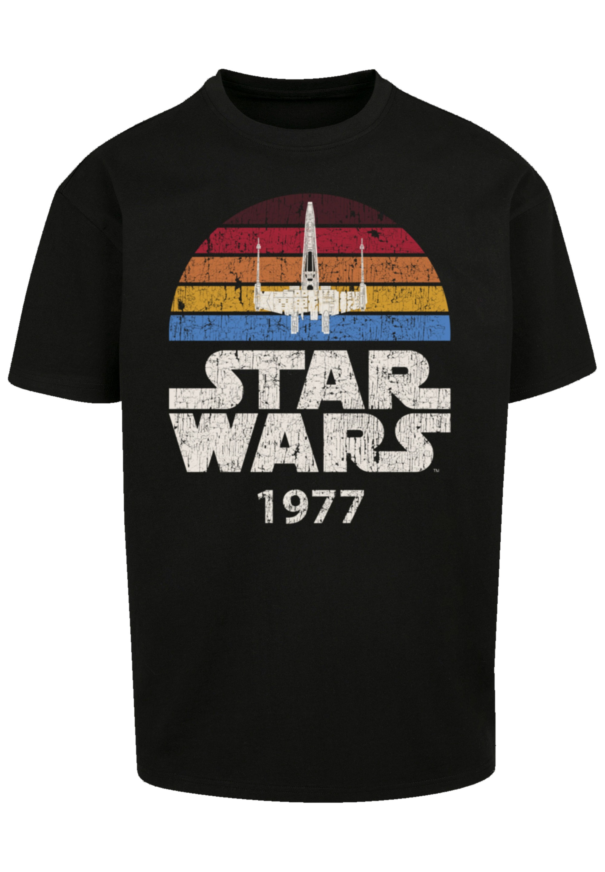 F4NT4STIC T-Shirt »Star Wars X-Wing Trip 1977 T«, Premium Qualität